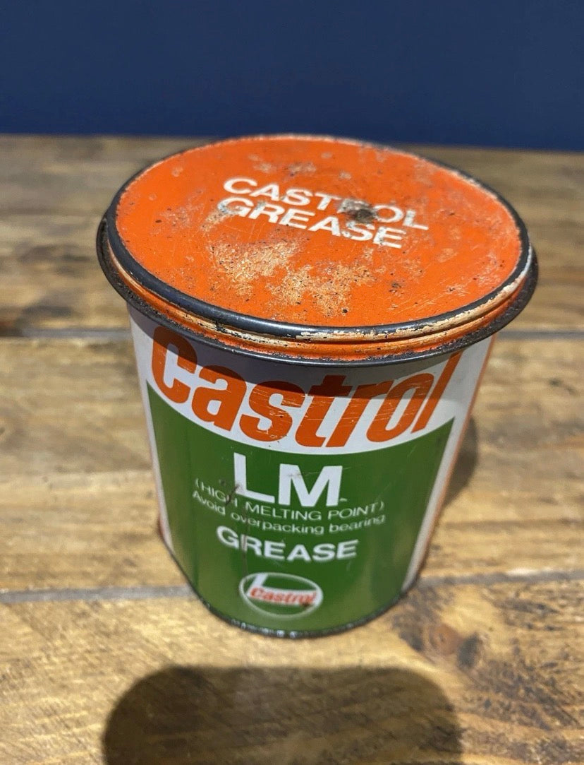 Vintage Castrol LM Grease Tin , Garage Collectable