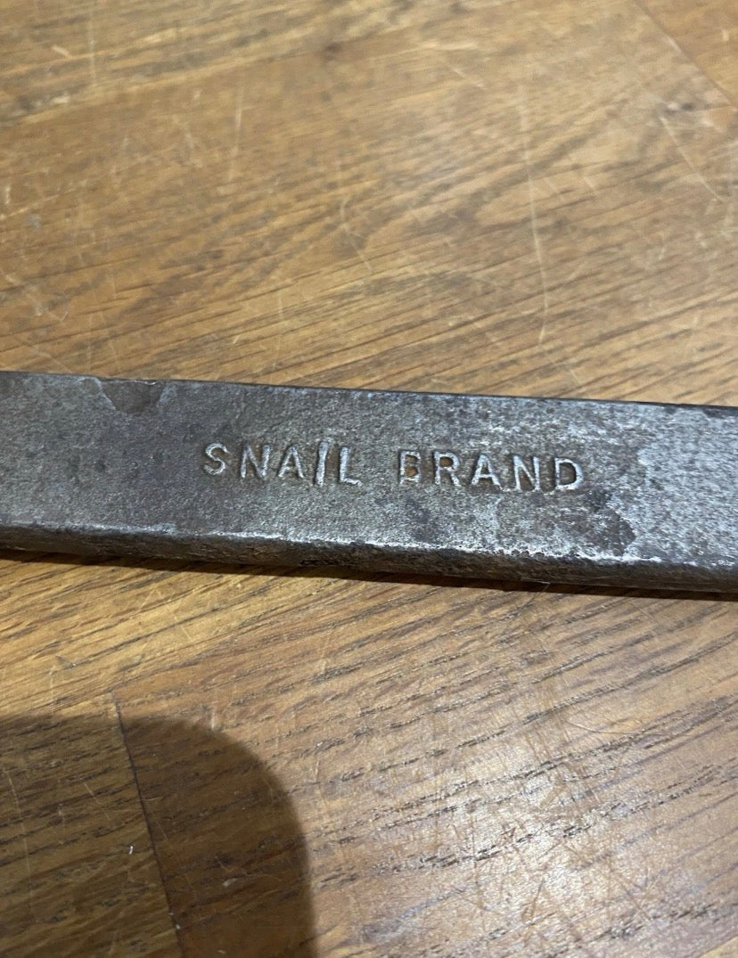 Vintage Snail Brand Spanner ,  11/16 BSW , 3/4 BSF