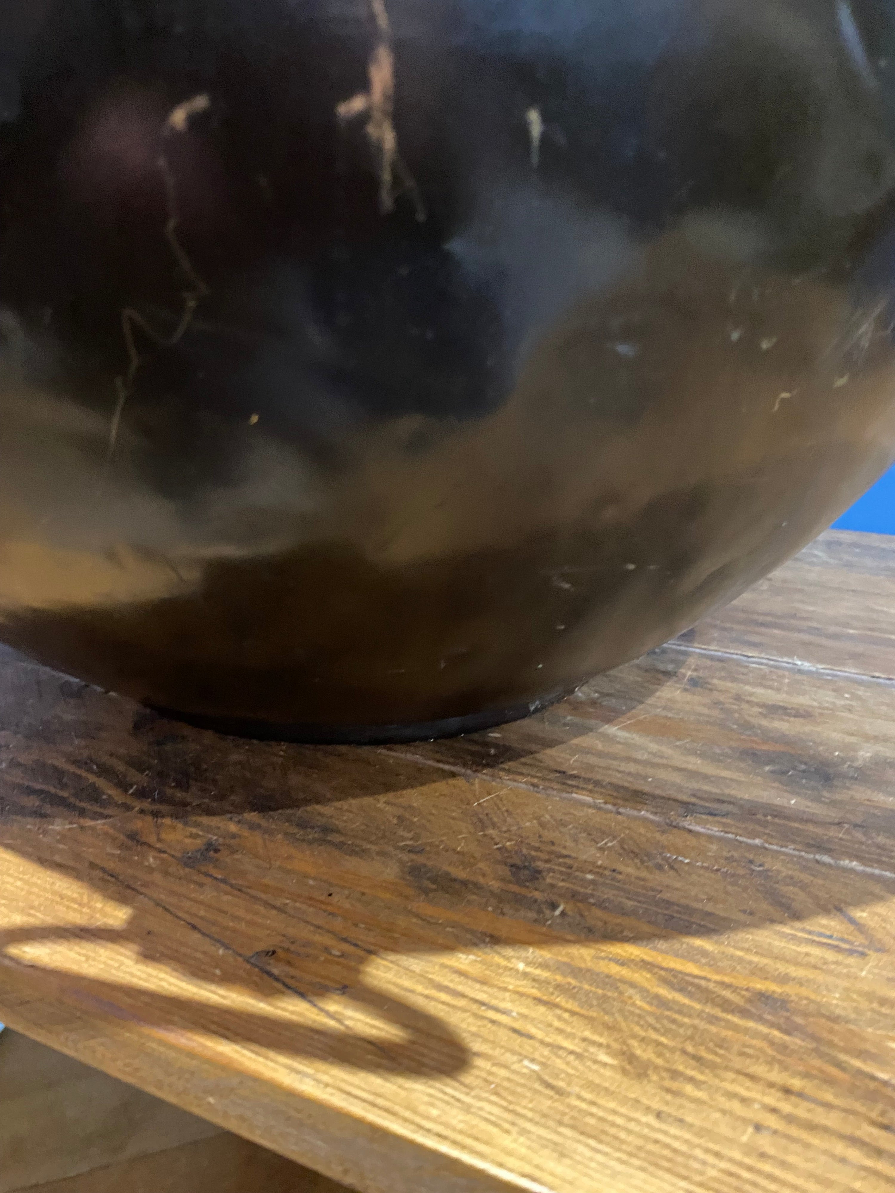 Large Antique Bronze Chinese Jardiniere Planter, Please See Photos.