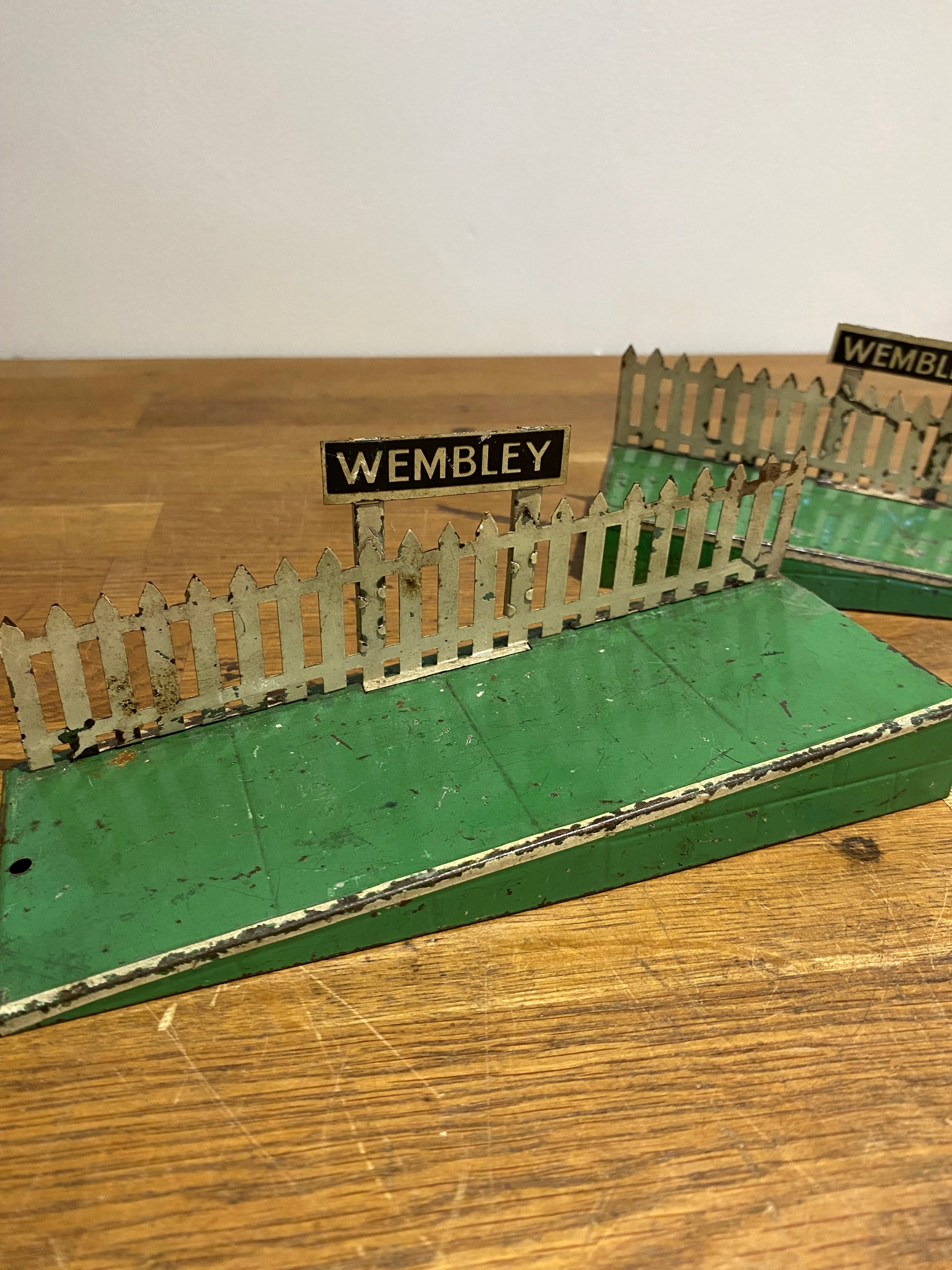 Vintage 1930’s Hornby O Gauge Wembley Platform Ramps , Tinplate