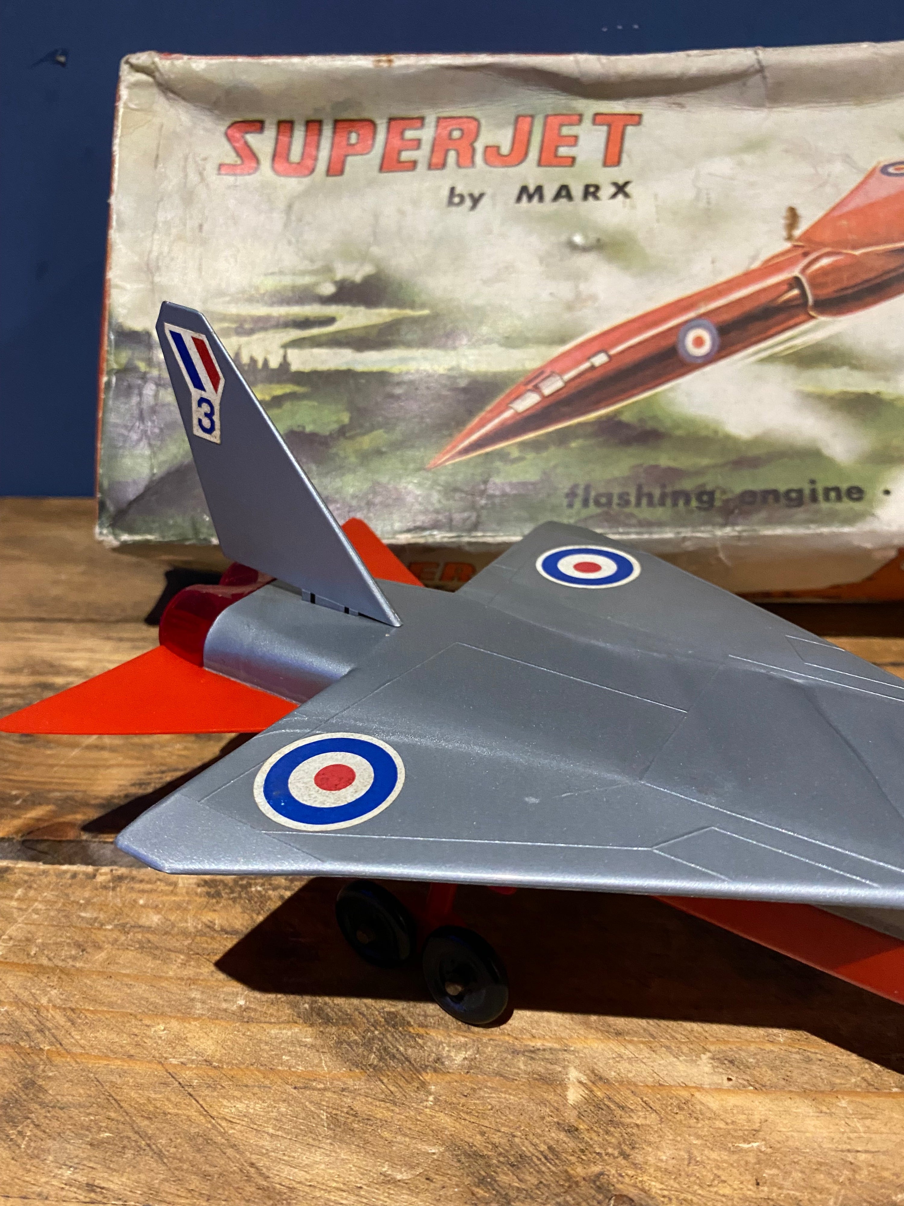 Vintage Marx Superjet, Rare Not Working