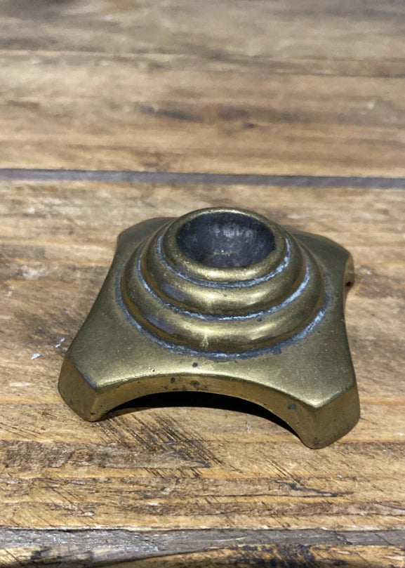 Antique Brass Poker Stand , Fireside Stand
