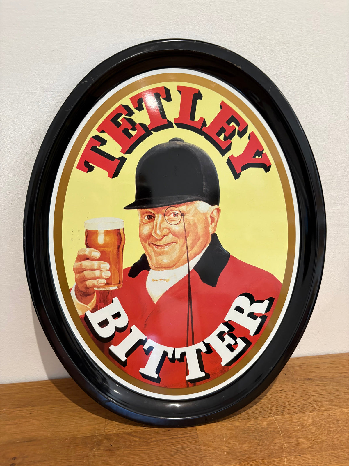 Tetley Bitter Oval Drinks Tray