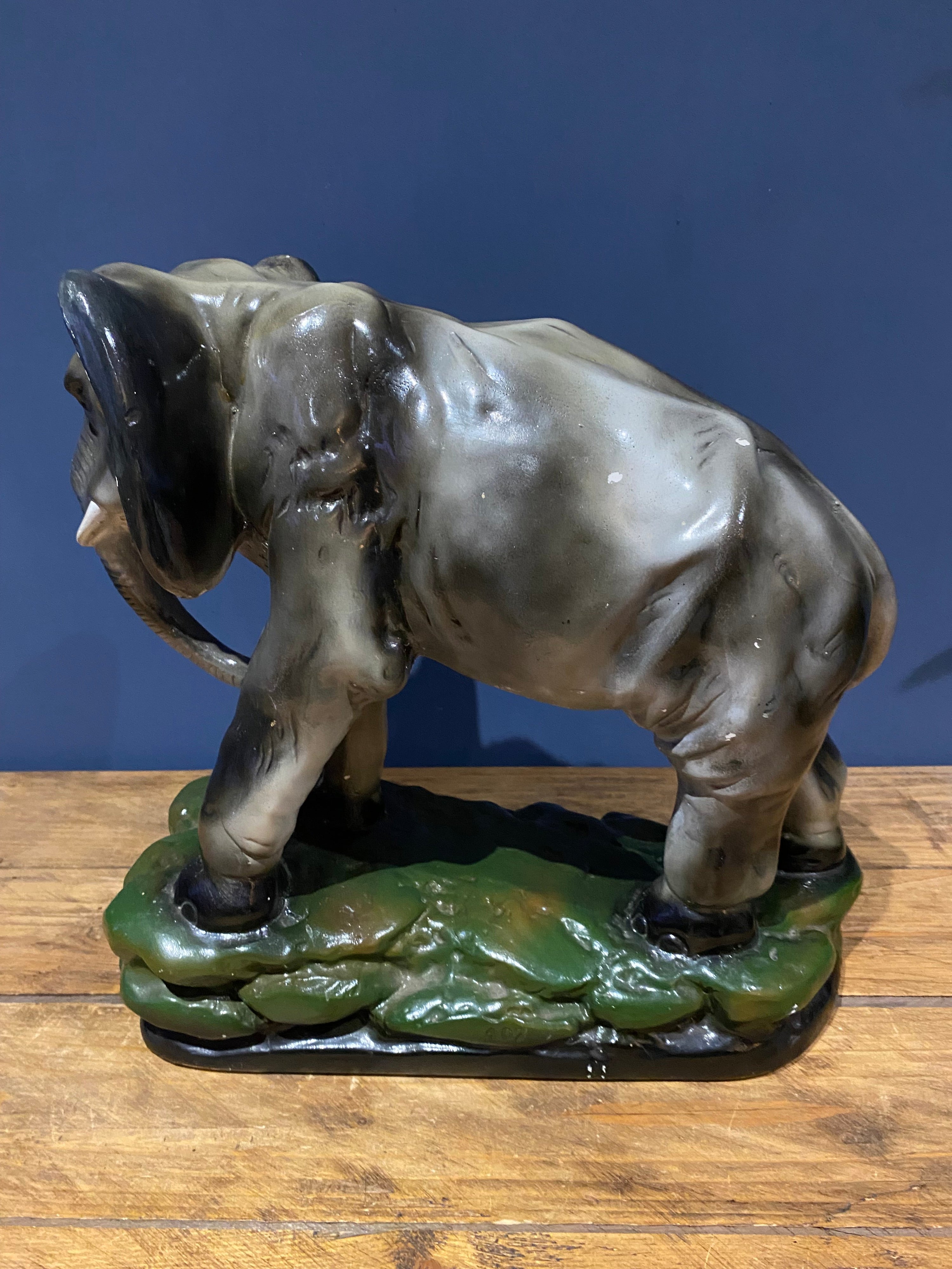 Large 1930’s pottery elephant