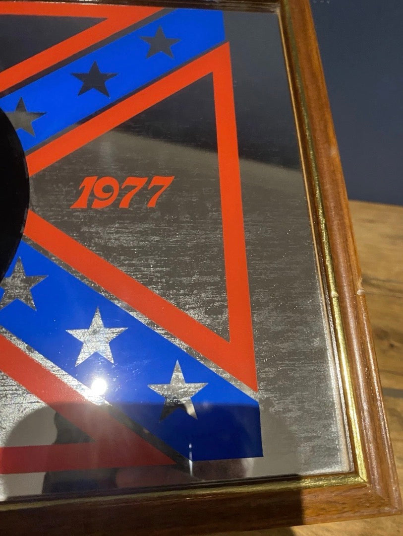 Vintage Elvis Presley 1935-1977 Mirror, Confederate Flag , Elvis Lives On.