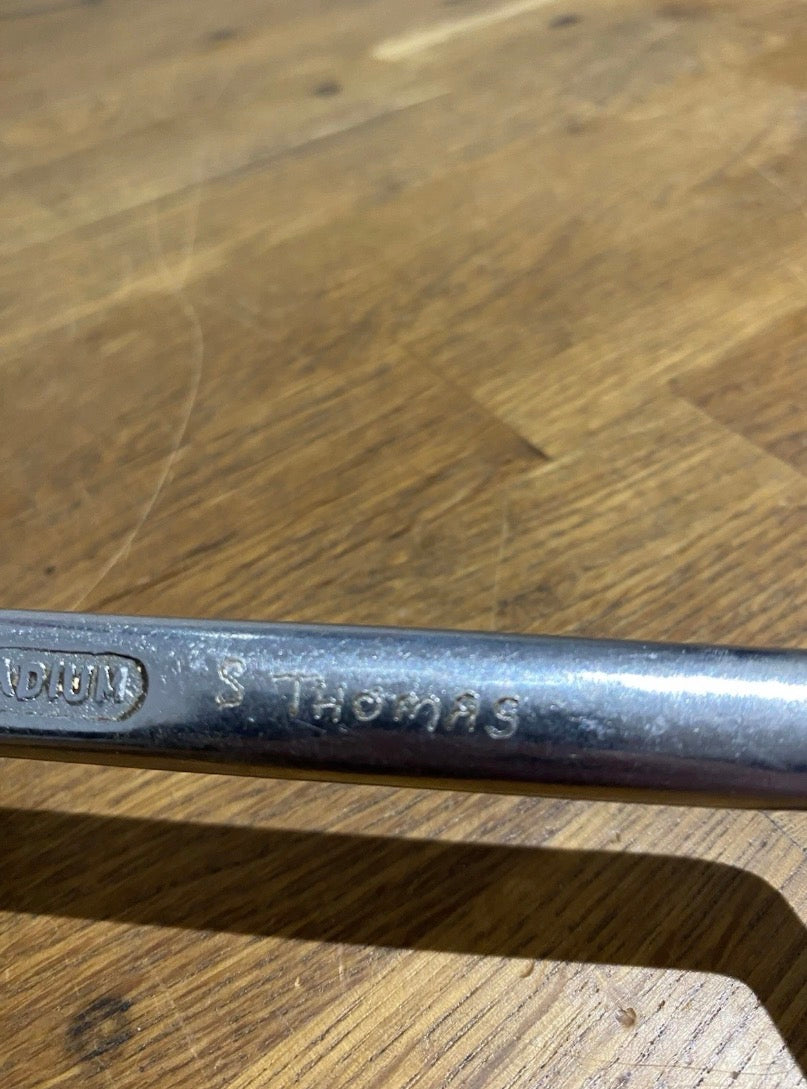 Vintage Bedford Offset Ring Spanner , 3/4af & 5/8af
