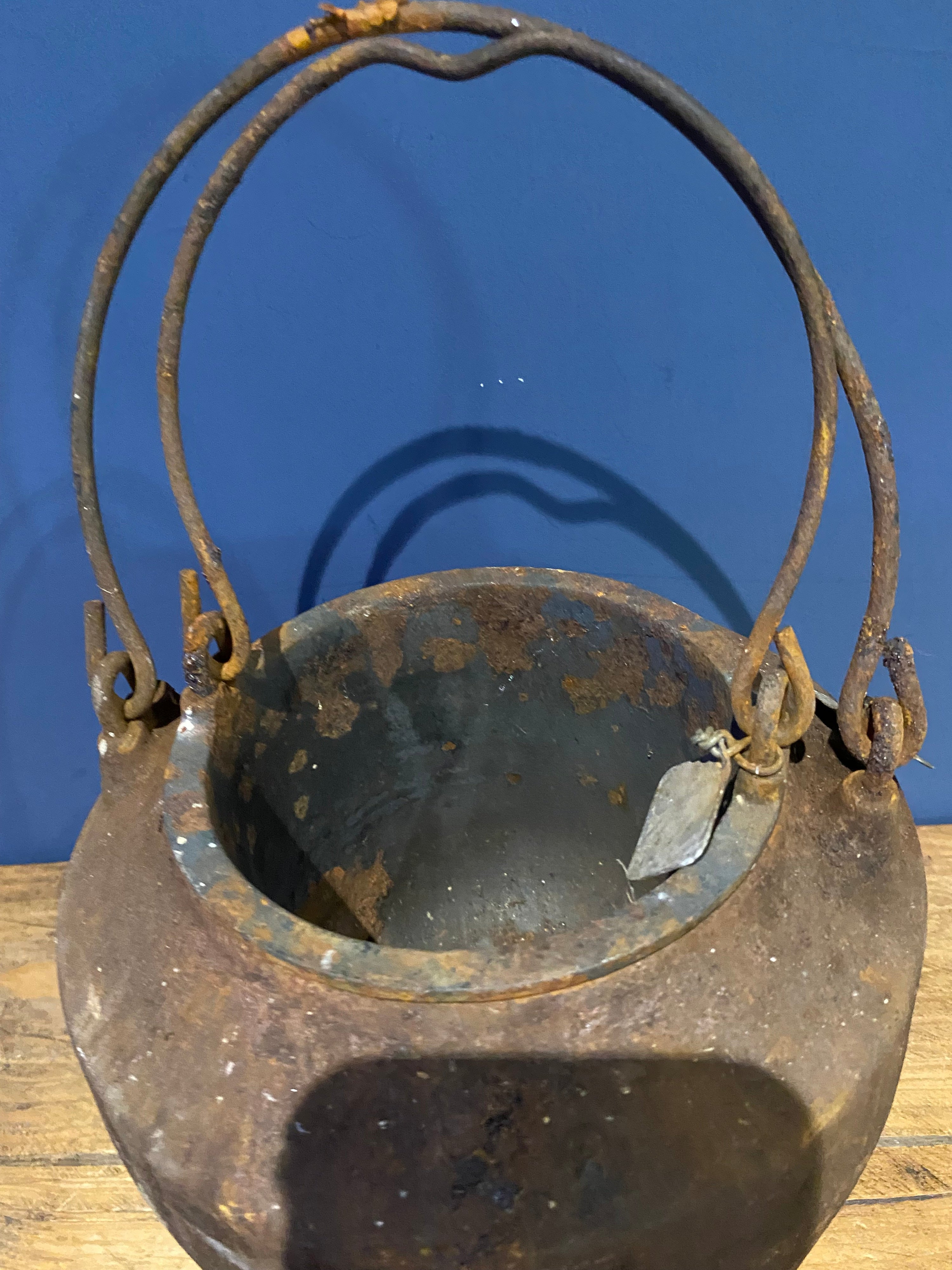 Antique/ Vintage Kenrick 2 Pint Glue Pot , As Found