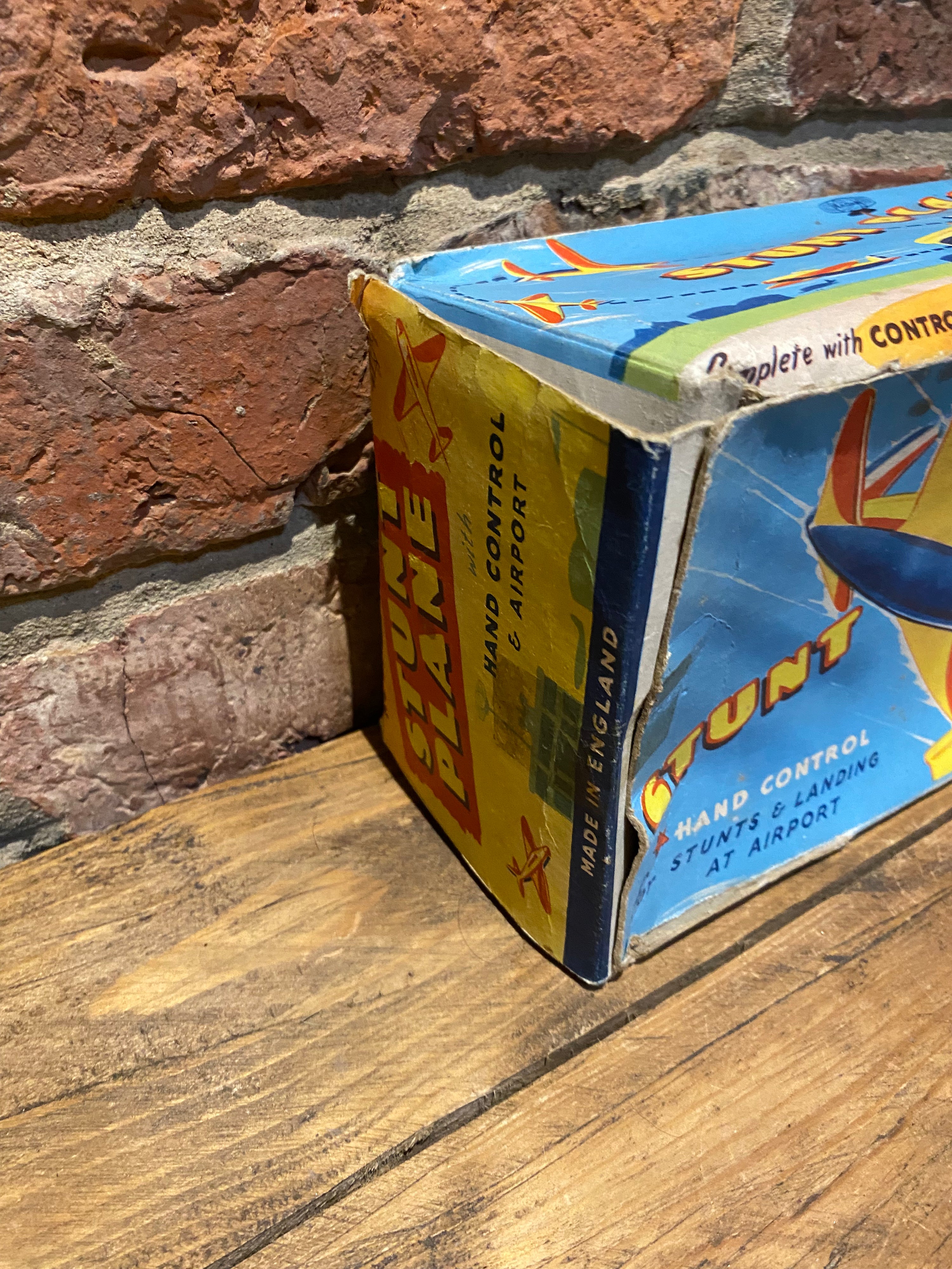 Radar Toys Wind-Up Tin-Plate Stunt Plane