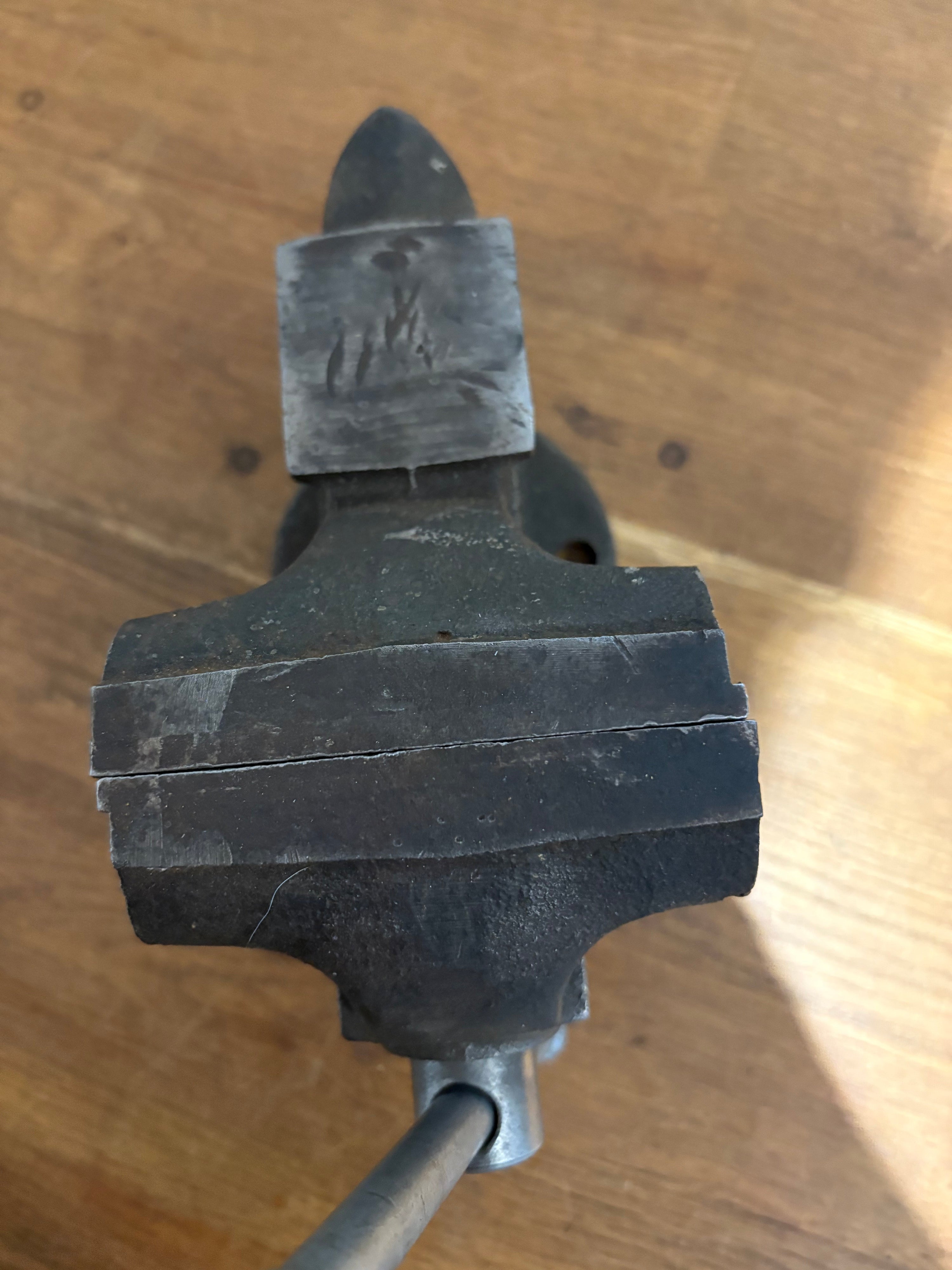 Vintage Hilka Bench Vice , 3.5” Jaws , Made In Japan
