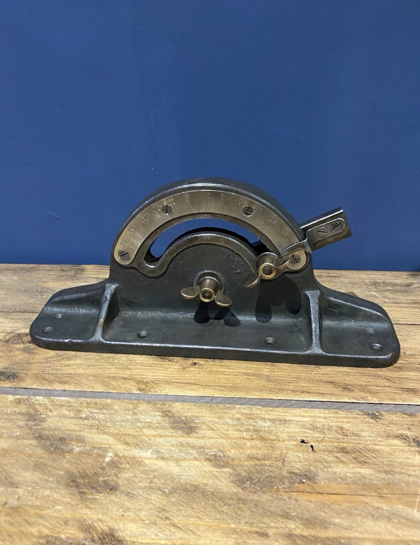 Vintage Machine Top Protractor, Lathe Etc