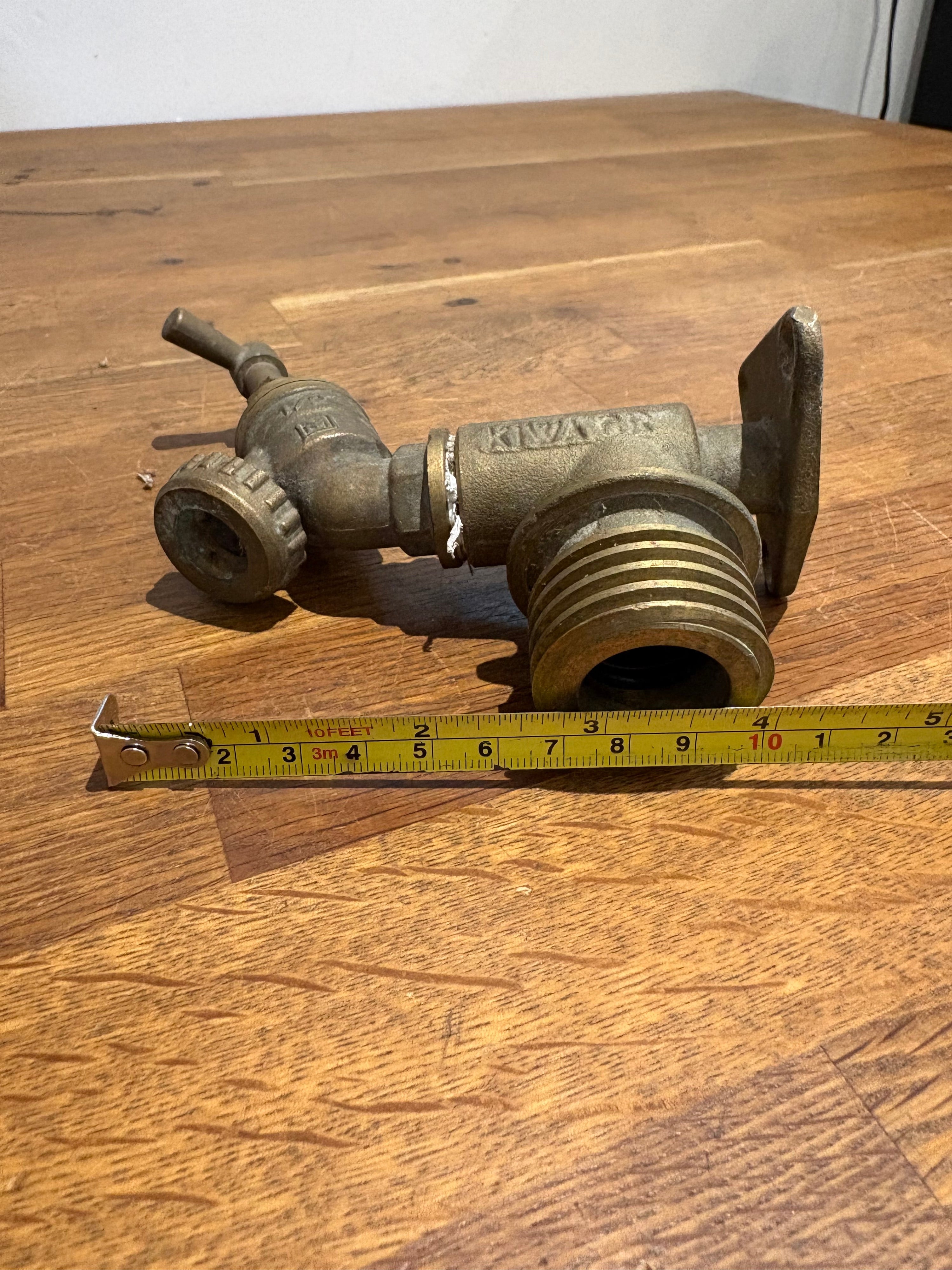 Vintage Brass Plasson Kiwa Tap , Garden Tap , Indoor Sink Tap , Free UK postage