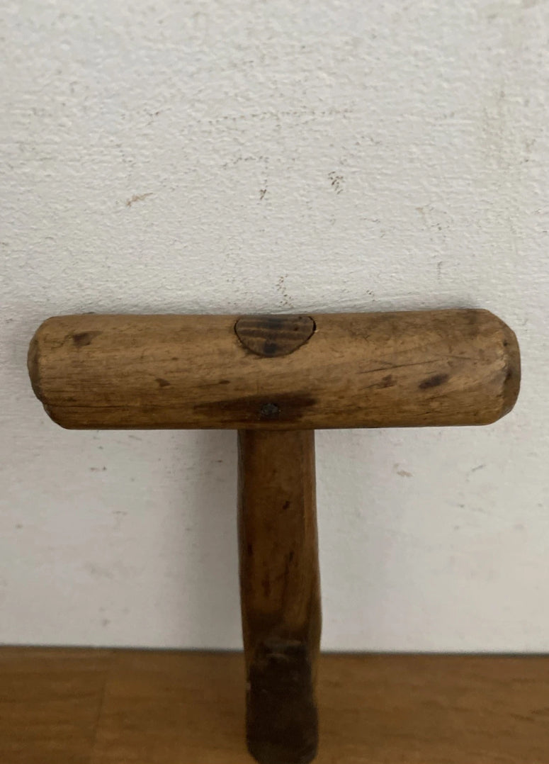 Vintage Small Garden Dibble, Garden Dibber, Hole Making Tool