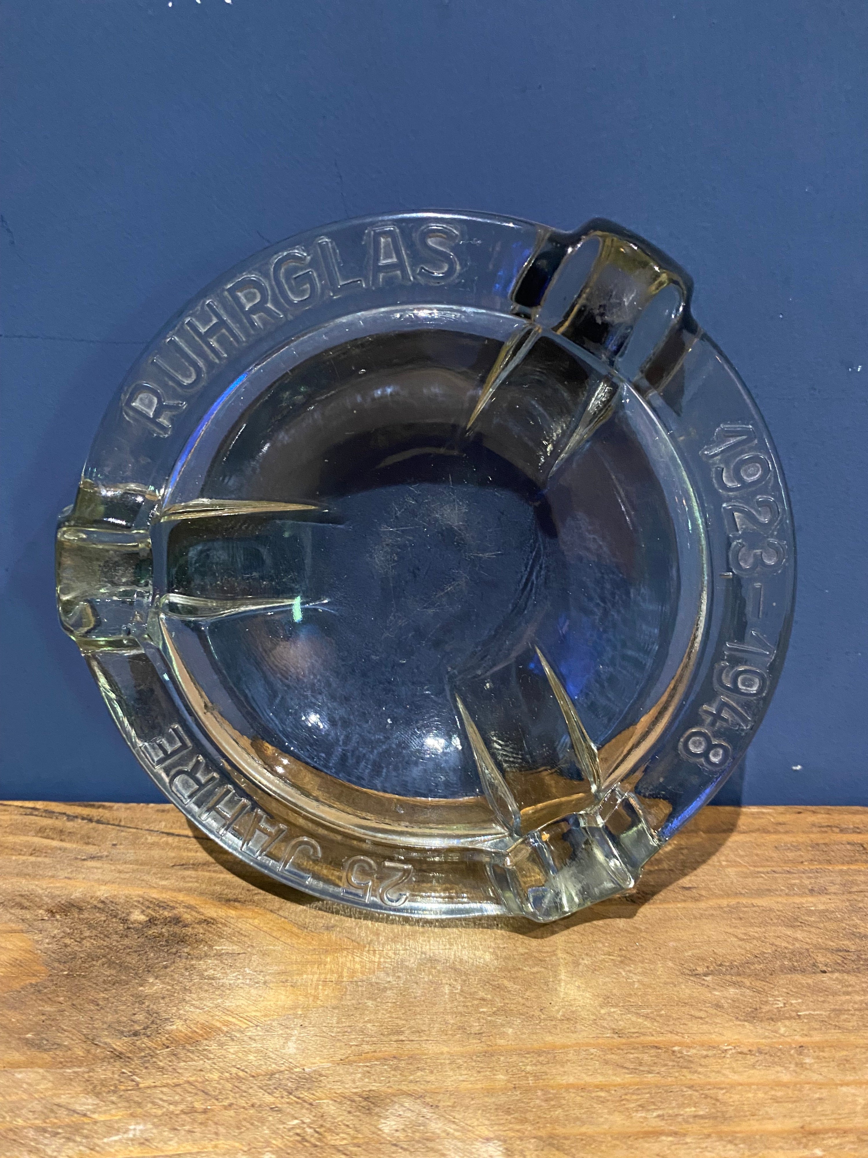 Vintage Ruhrglas 25 Year Anniversary Ashtray