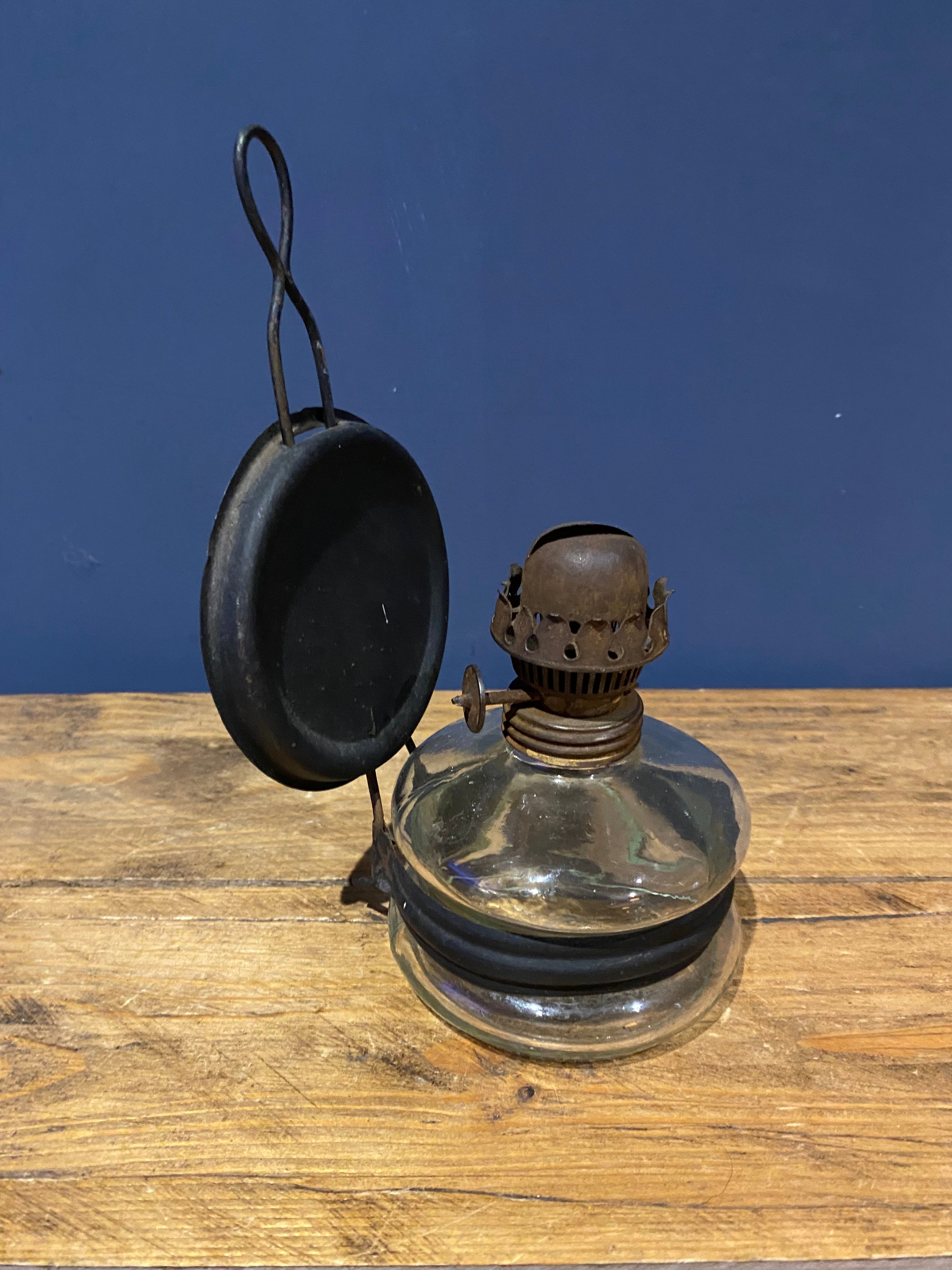 Vintage Pasabahce Istanbul Oil Lamp