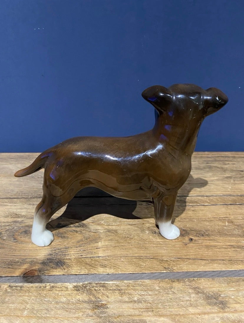 Vintage Coopercraft Staffordshire Bull Terrier Figure