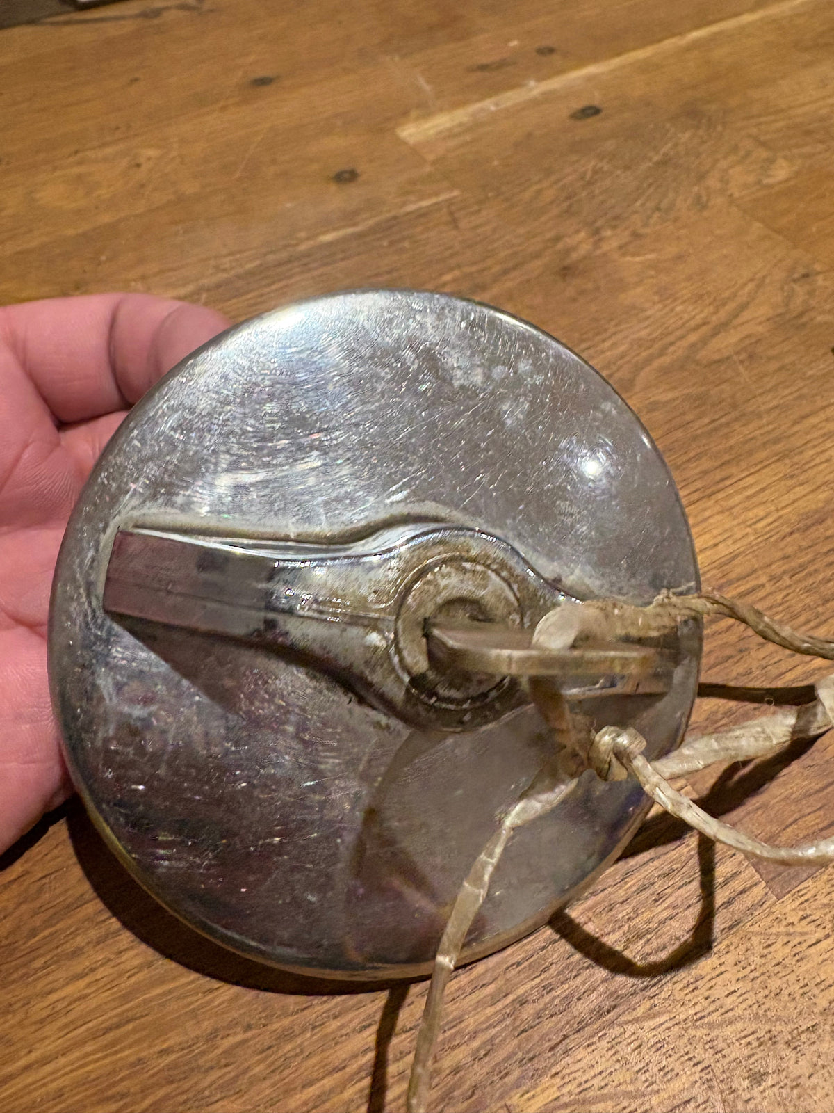 Vintage Chrome Car Petrol Cap .