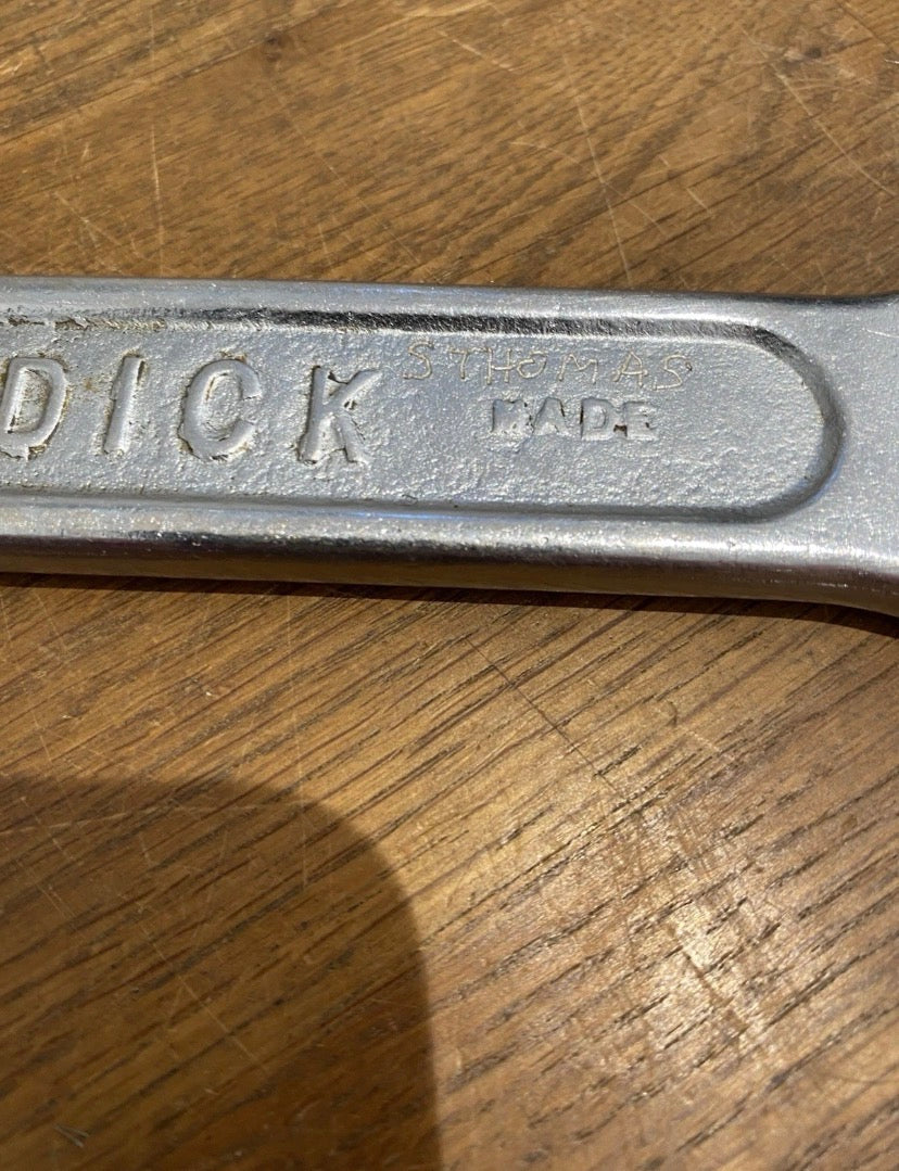 Vintage King Dick Open Ended Spanner, Odm2292.  29mm / 32mm.