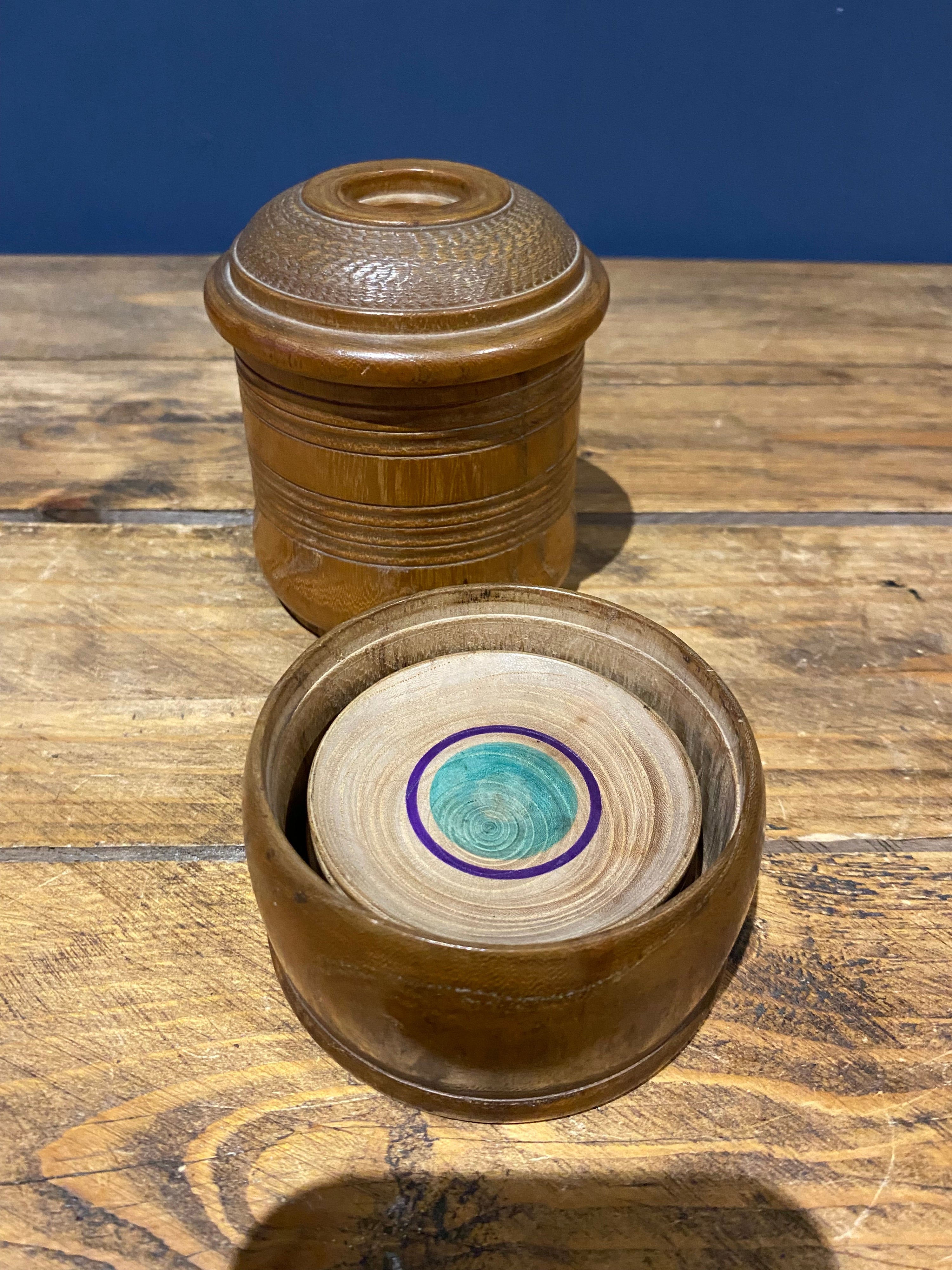 Vintage Turned Wood Oriental / Asian Game.