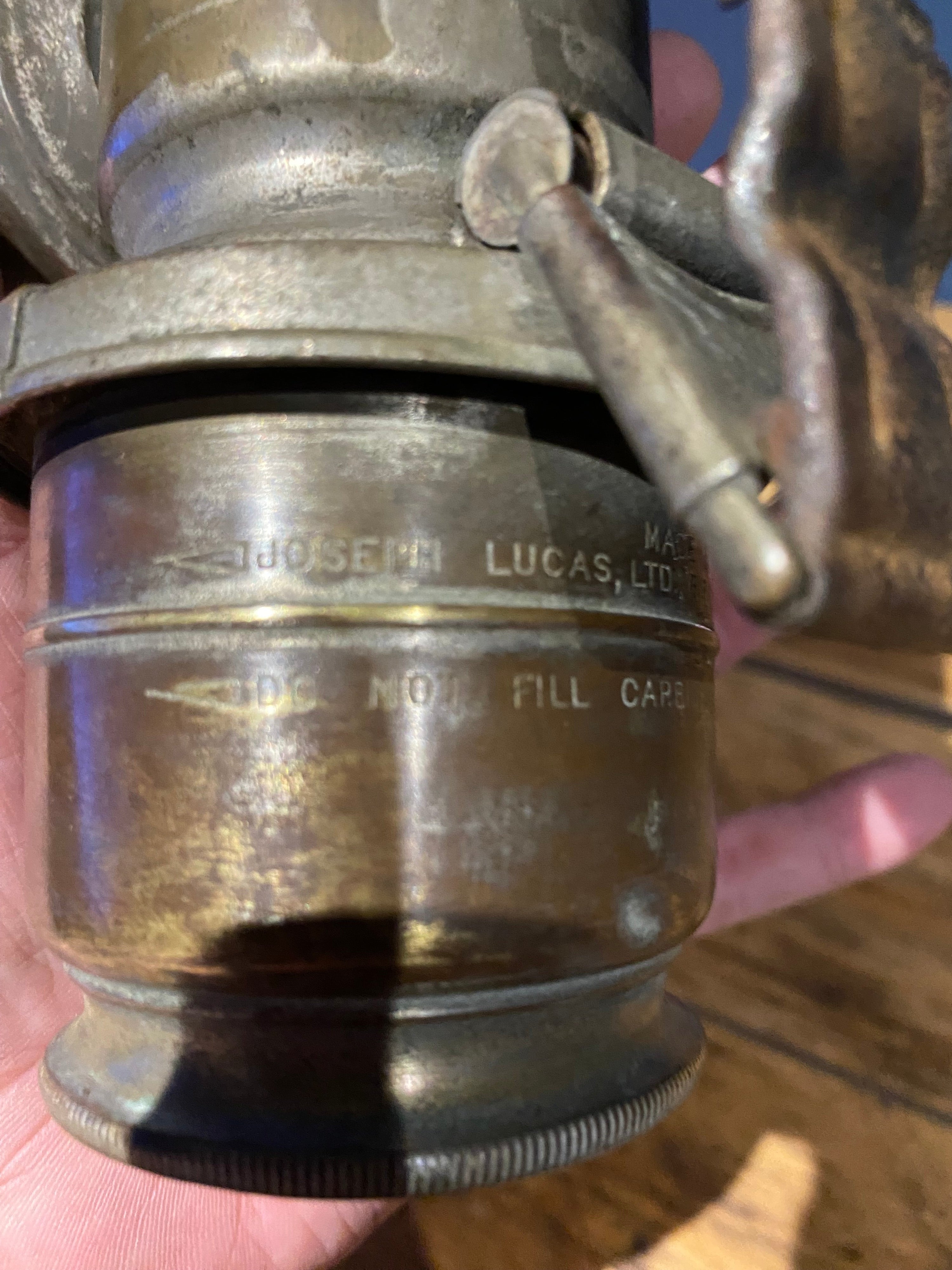 Vintage Joseph Lucas Carbide Cycle Lamp
