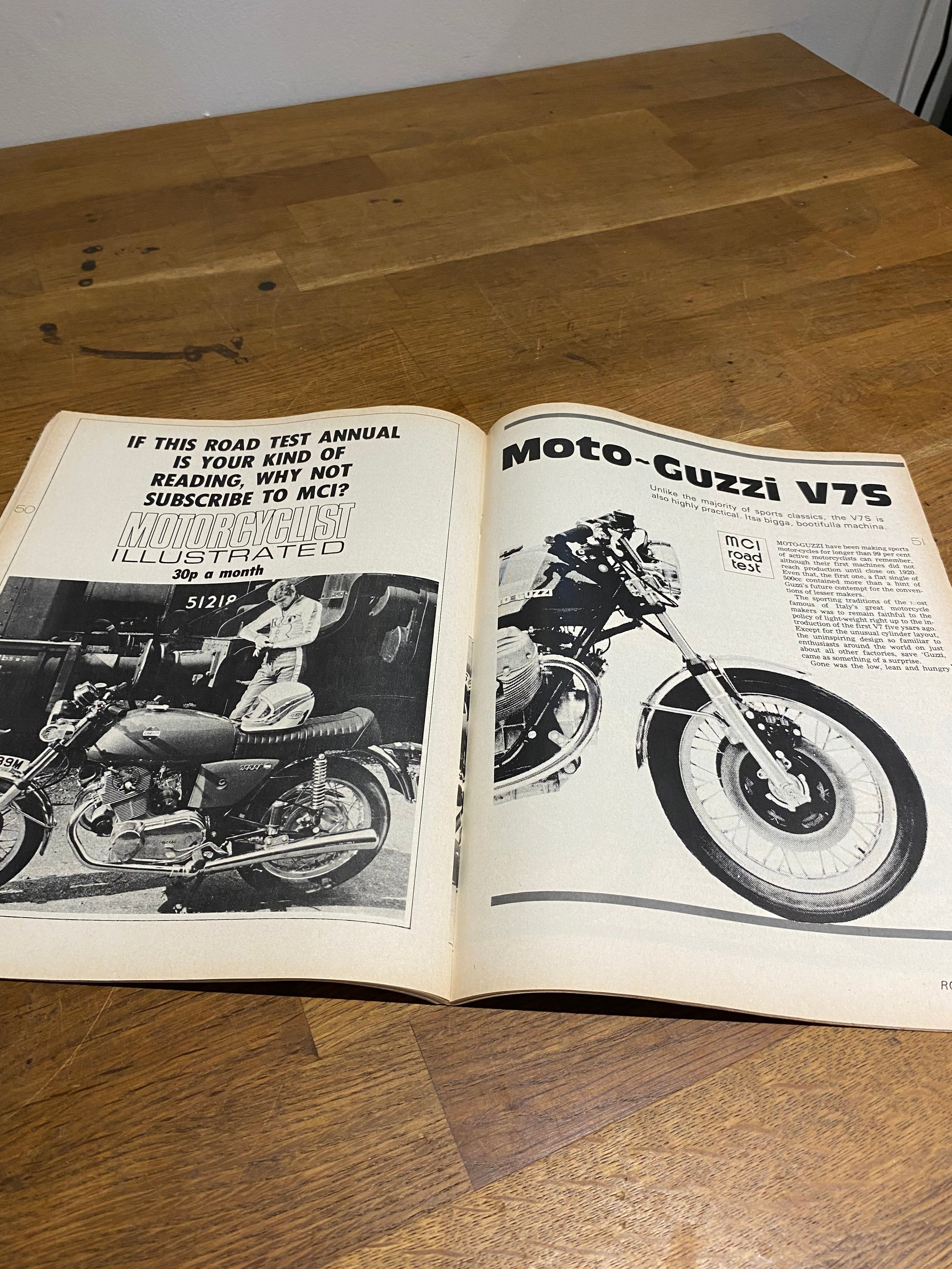 MCI Road test annual 1975 , magazine paperback.