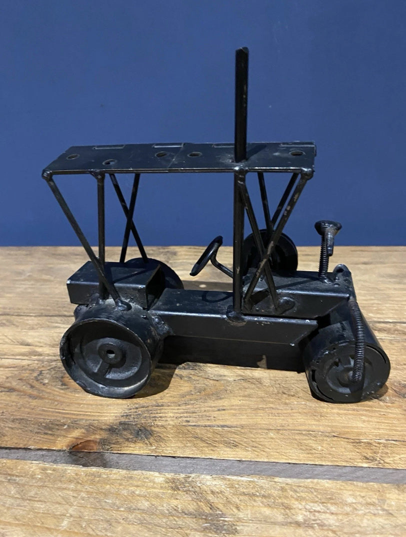 Scratch Built Out Of Old Hinges And Metal , Steam Engine