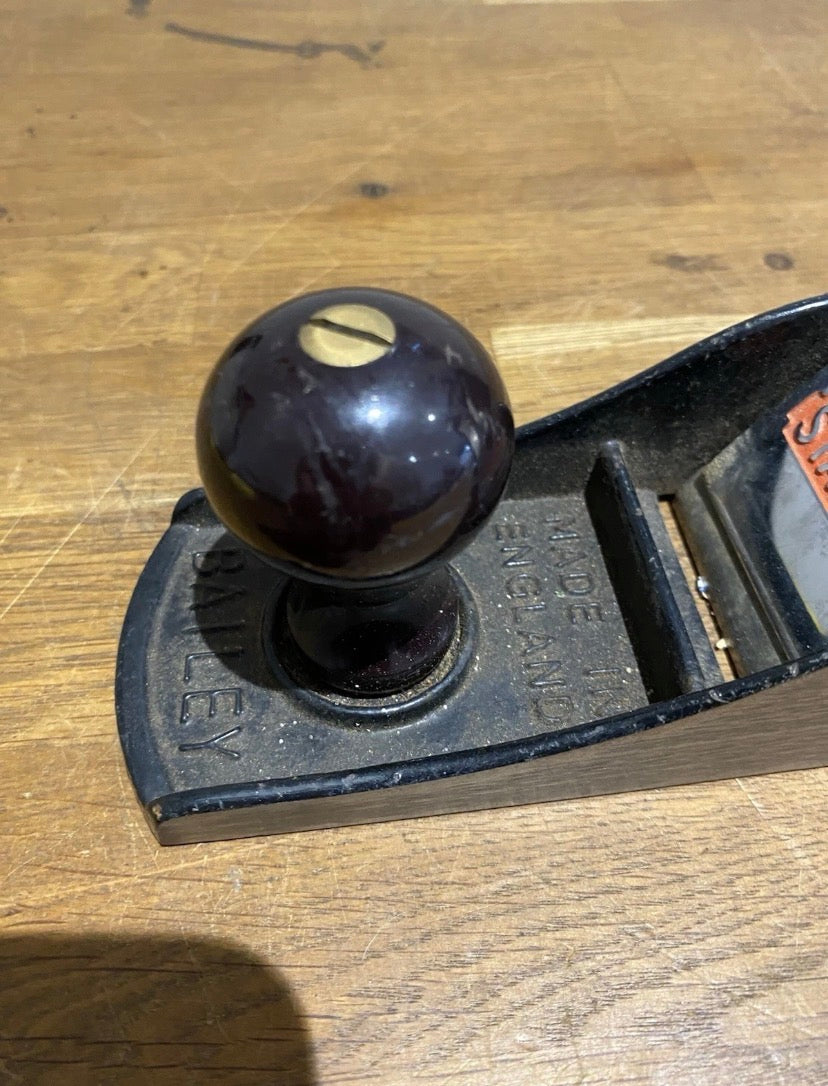 Vintage Stanley Bailey No5 Smoothing Plane.