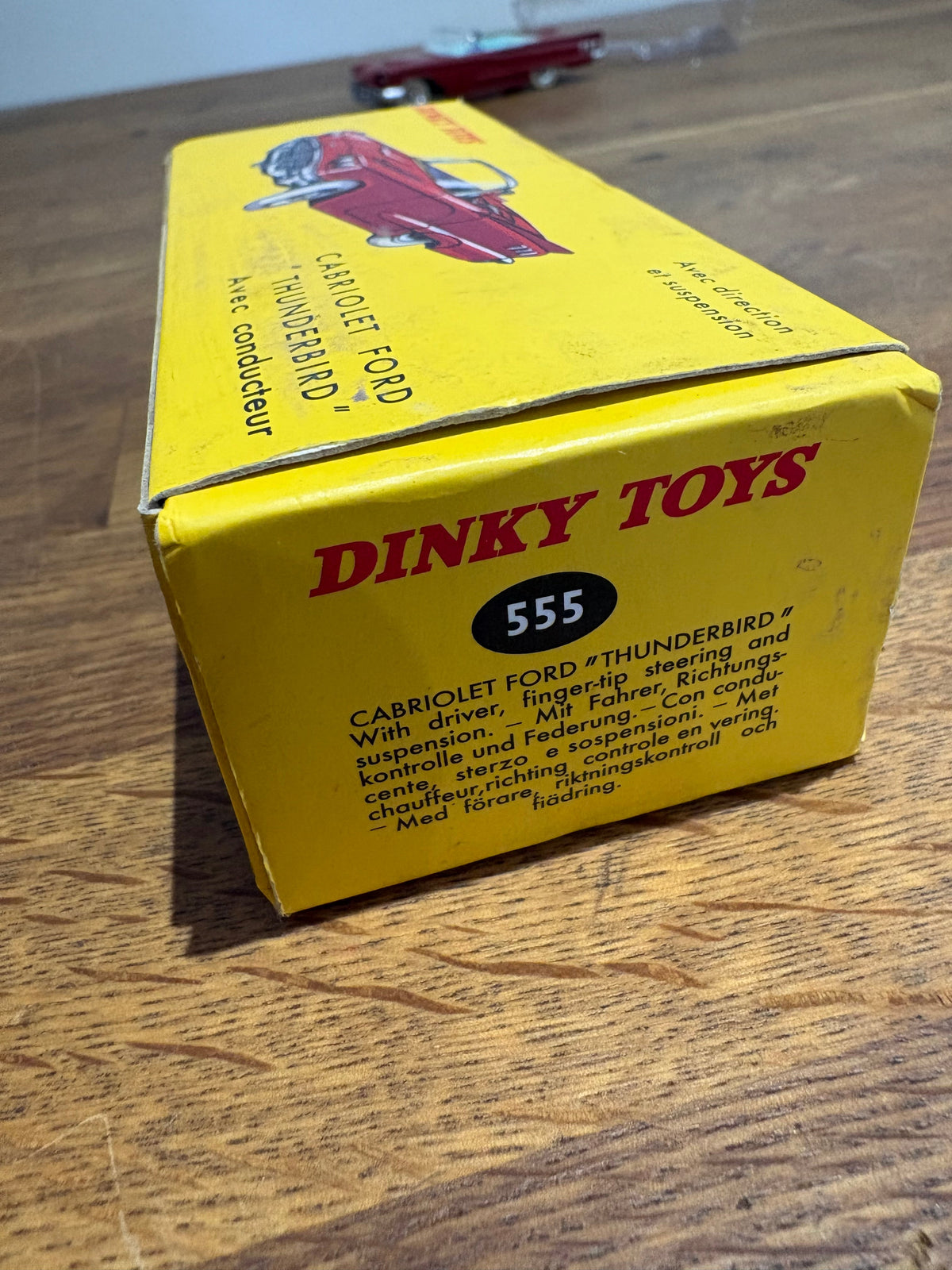 Dinky Toys 555, Cabriolet Ford Thunderbird , Diecast Car