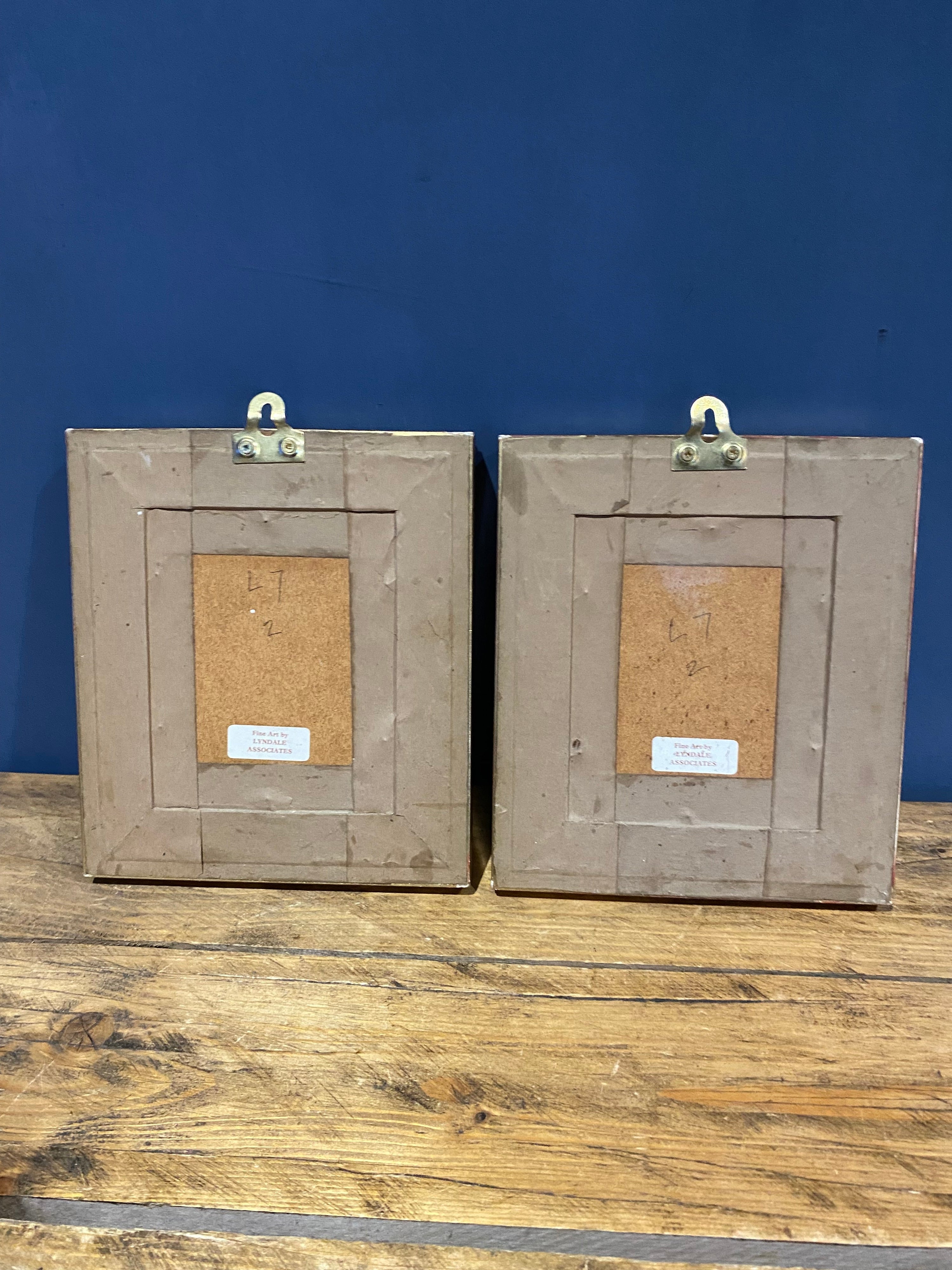 Pair Of Early Victorian STYLE, Aged Prints, Decorative