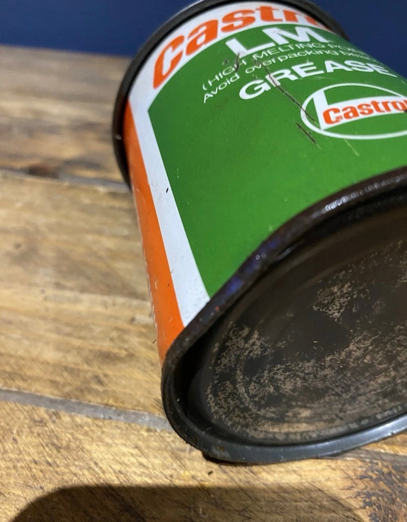 Vintage Castrol LM Grease Tin , Garage Collectable