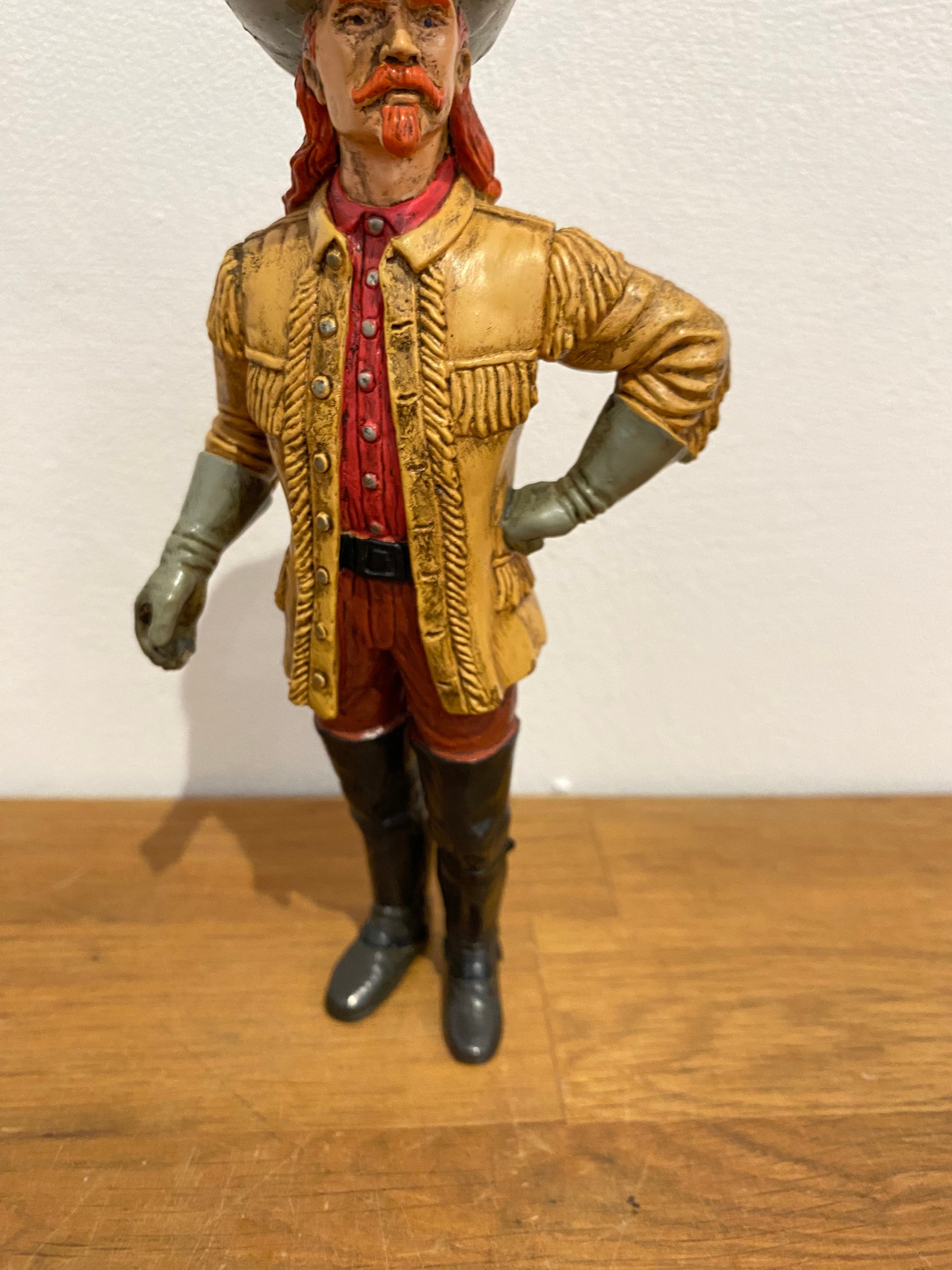 Vintage Comansi Wild West Series Buffalo Bill , 7 Inch Plastic Figure