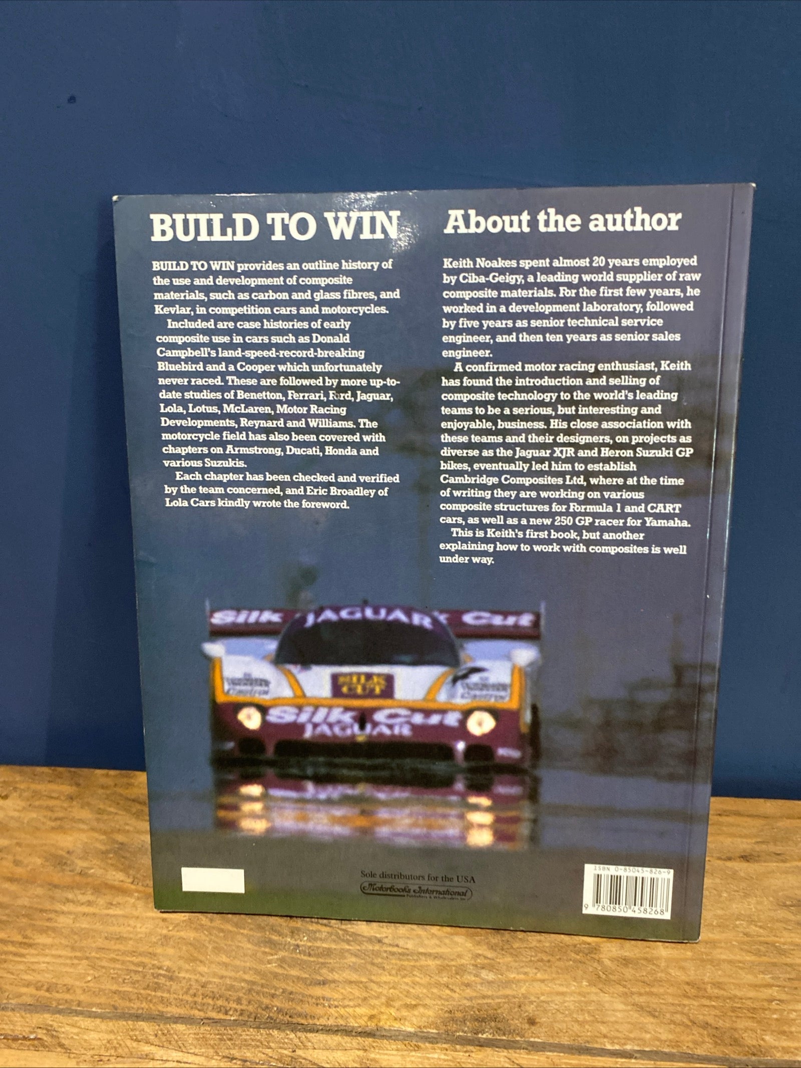 Build To Win , Keith Noakes , Forewood By Eric Broadley, Pb Book