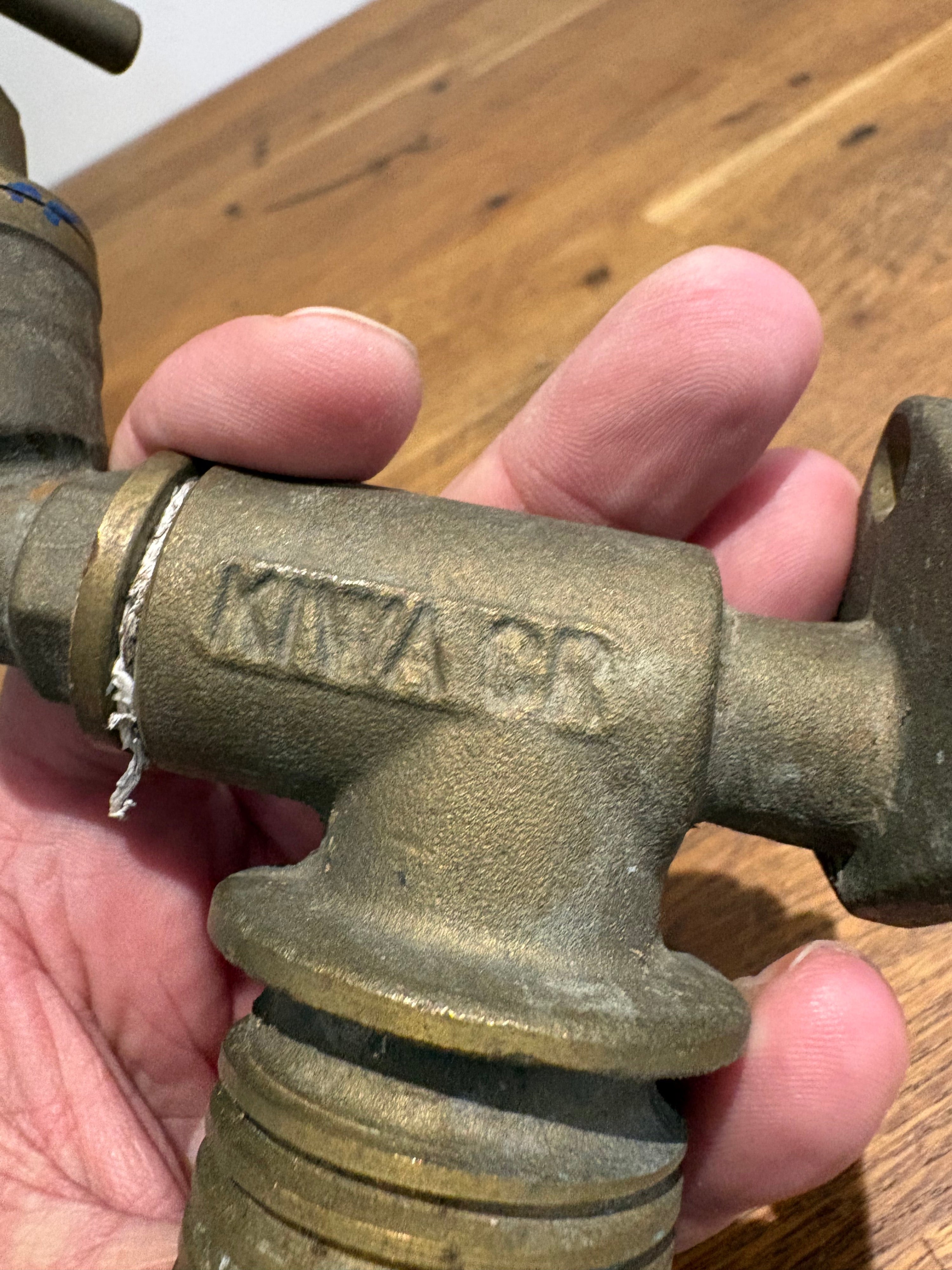 Vintage Brass Plasson Kiwa Tap , Garden Tap , Indoor Sink Tap , Free UK postage