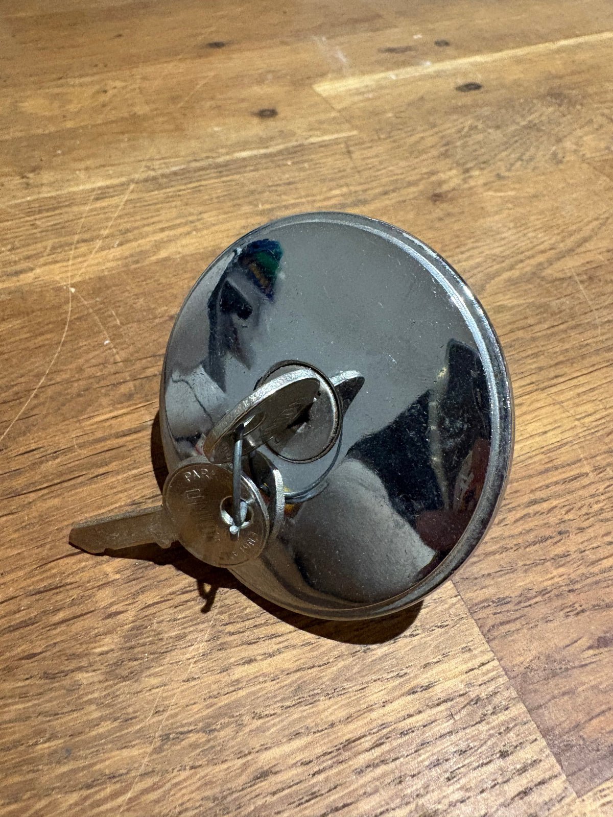 Vintage Car Chrome Petrol Cap.