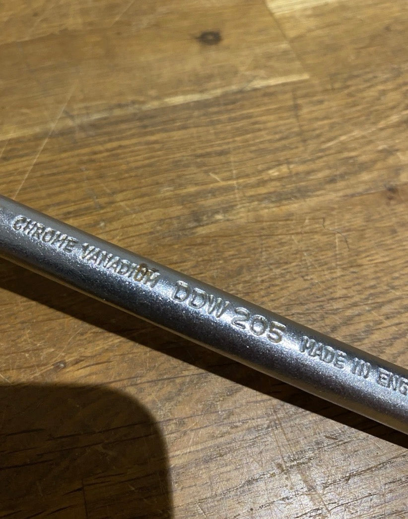Vintage King Dick Offset Ring Spanner Ddw205 , 3/8bs, 5/16W + 7/16BS , 3/8W