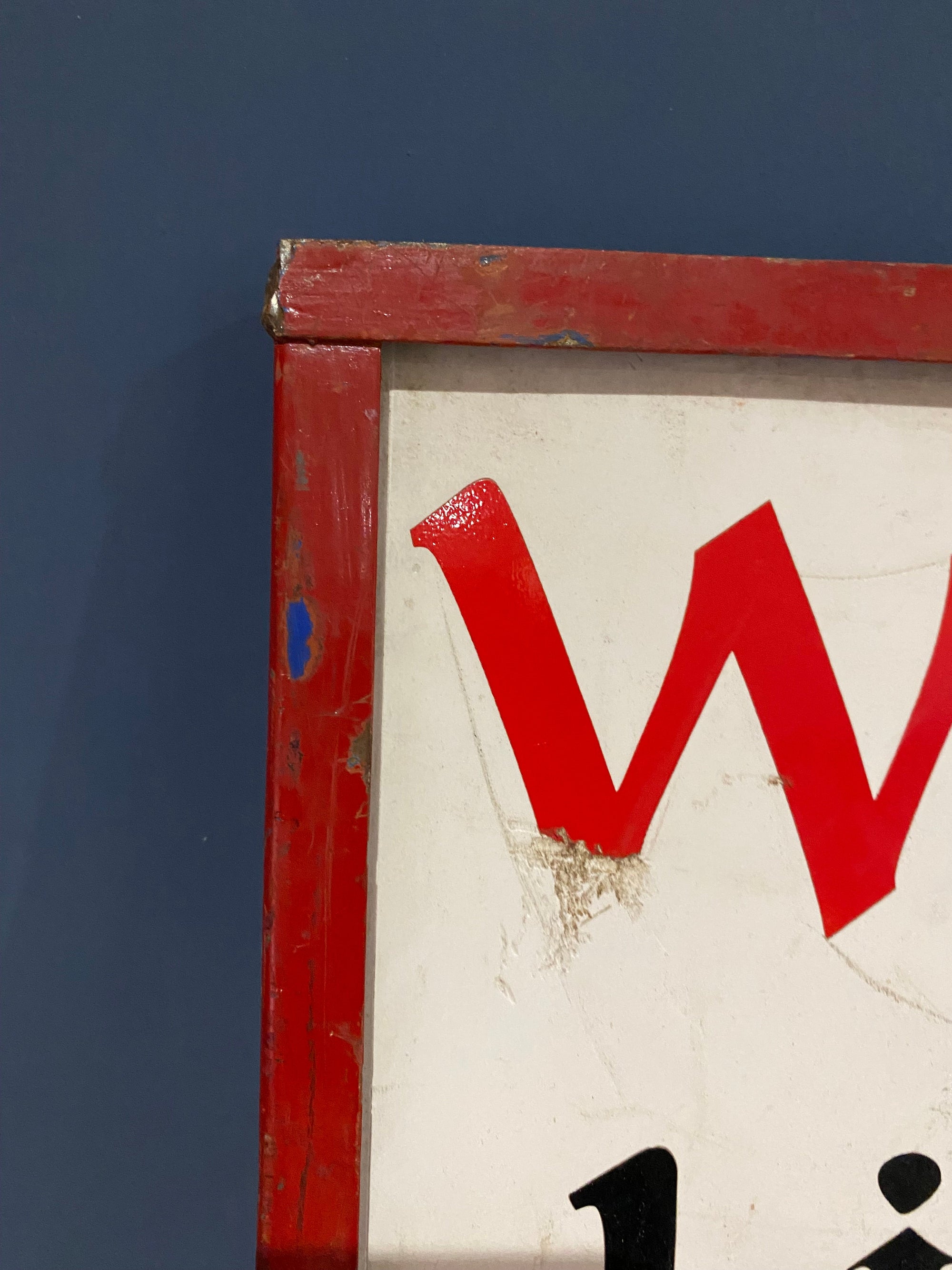 Vintage advertising sign / shop sign