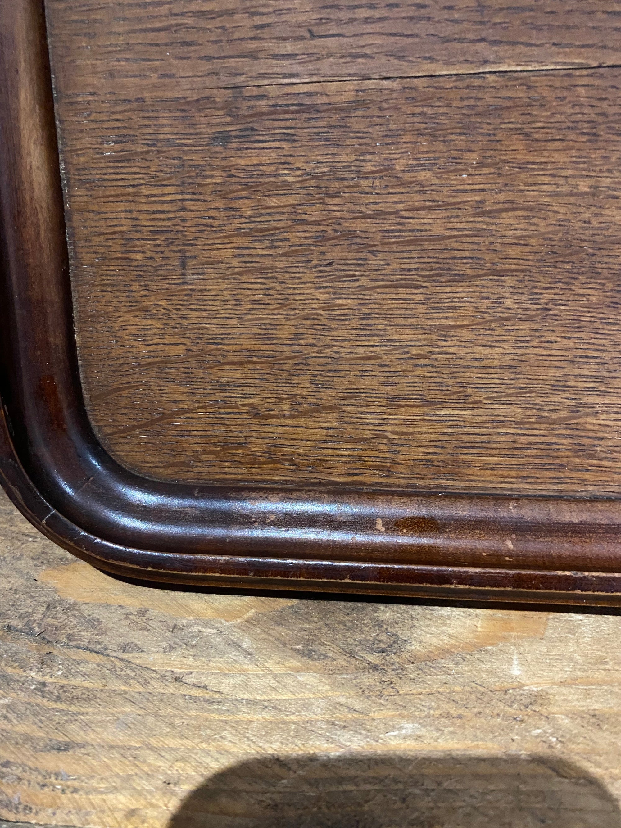 Beautiful Small Edwardian Sandwich/ Breakfast Tray . Wooden Tray, Tea Tray