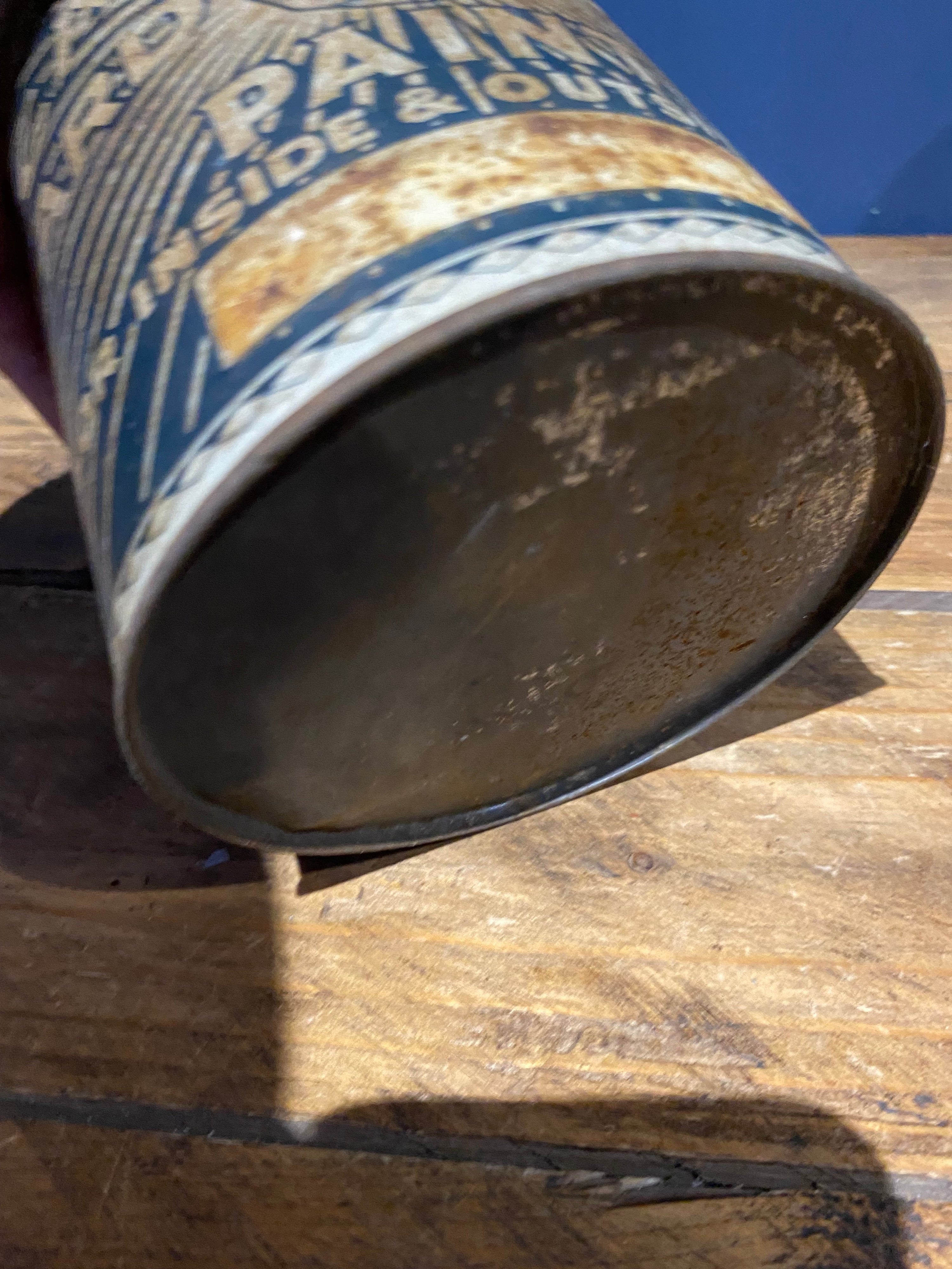 Antique / Vintage. Rare Carson’s Paint Tin , Full , As Found Condition