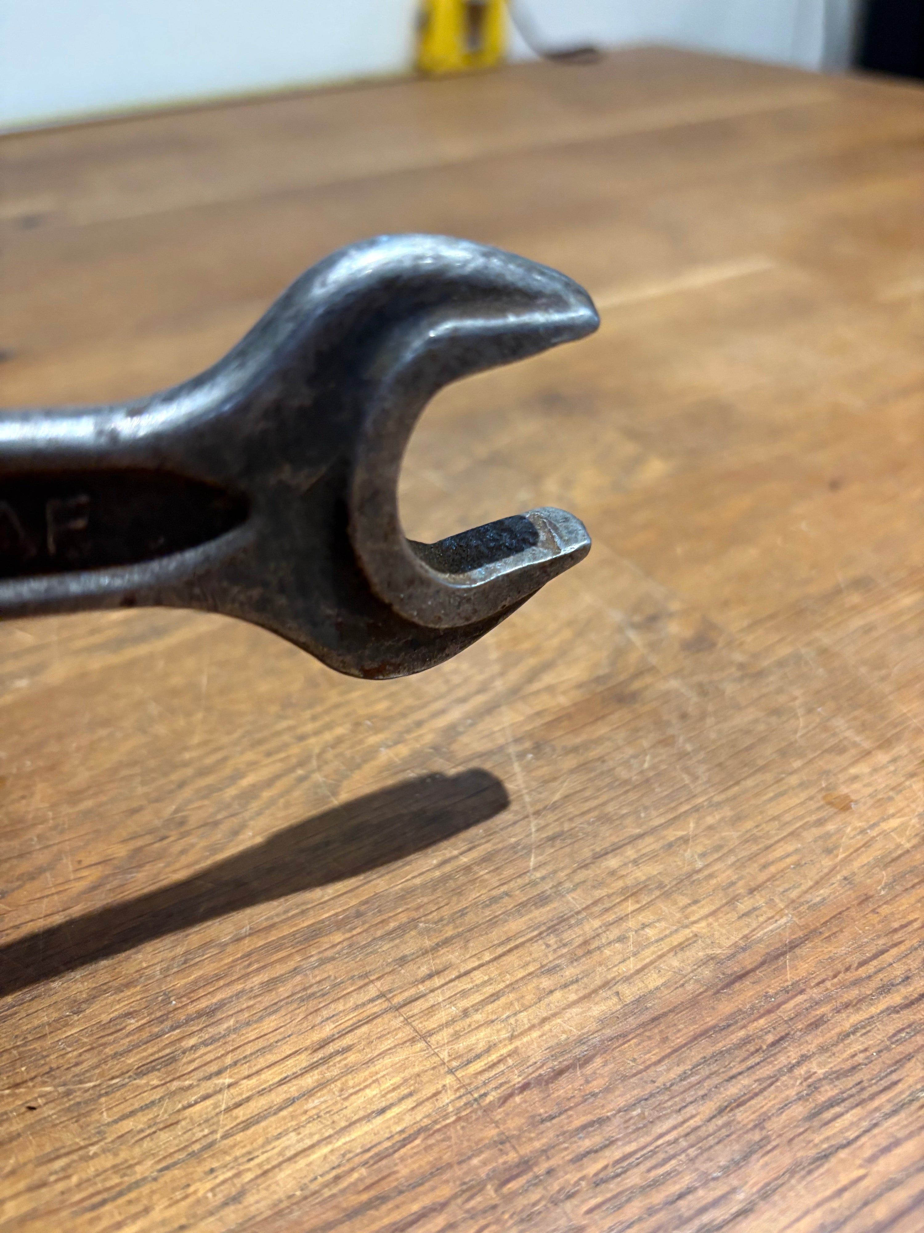 Vintage Gedore No895 Spanner , 1 1/8af, 15/16 Af. Open Ended Soanner