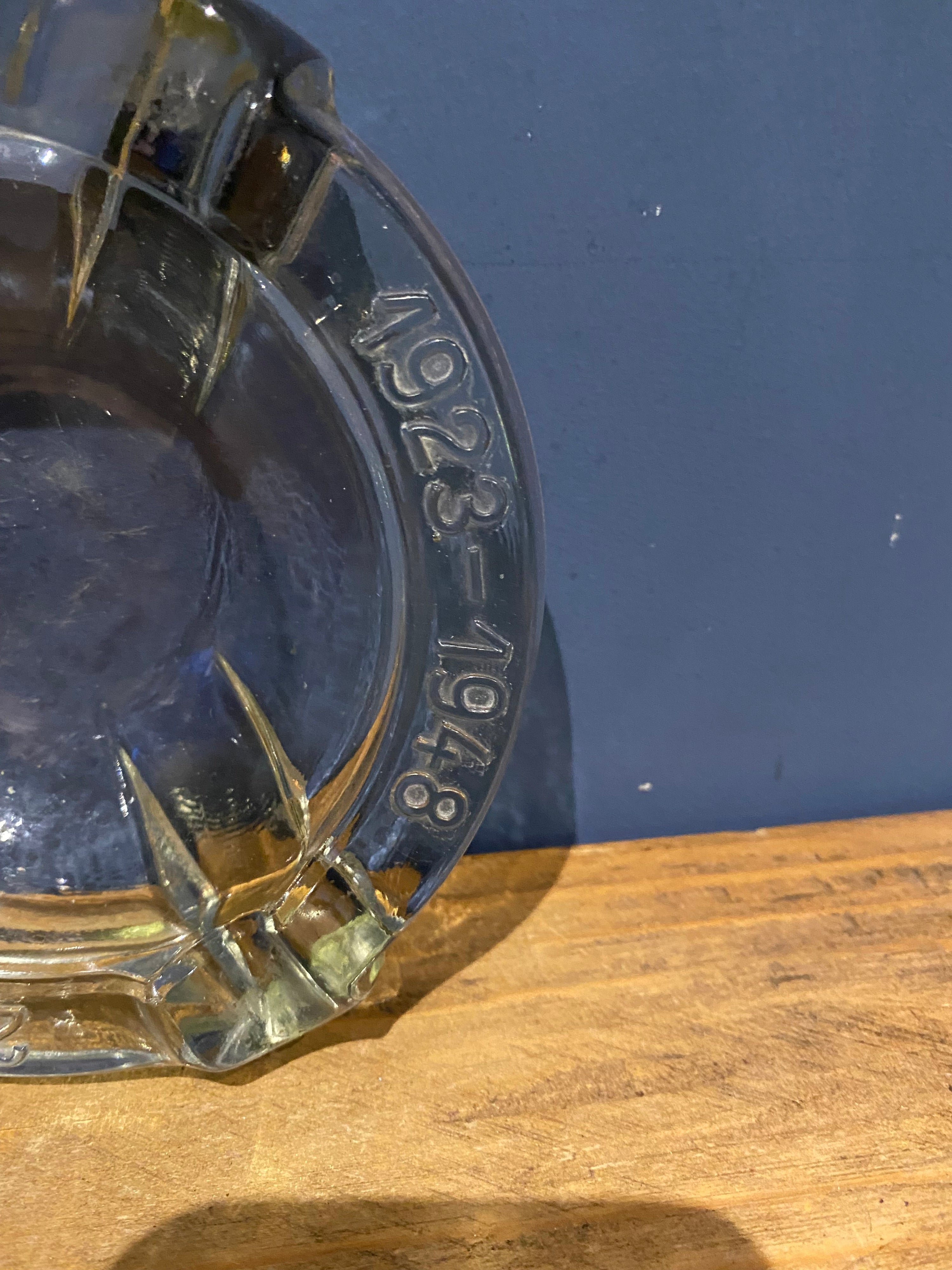 Vintage Ruhrglas 25 Year Anniversary Ashtray