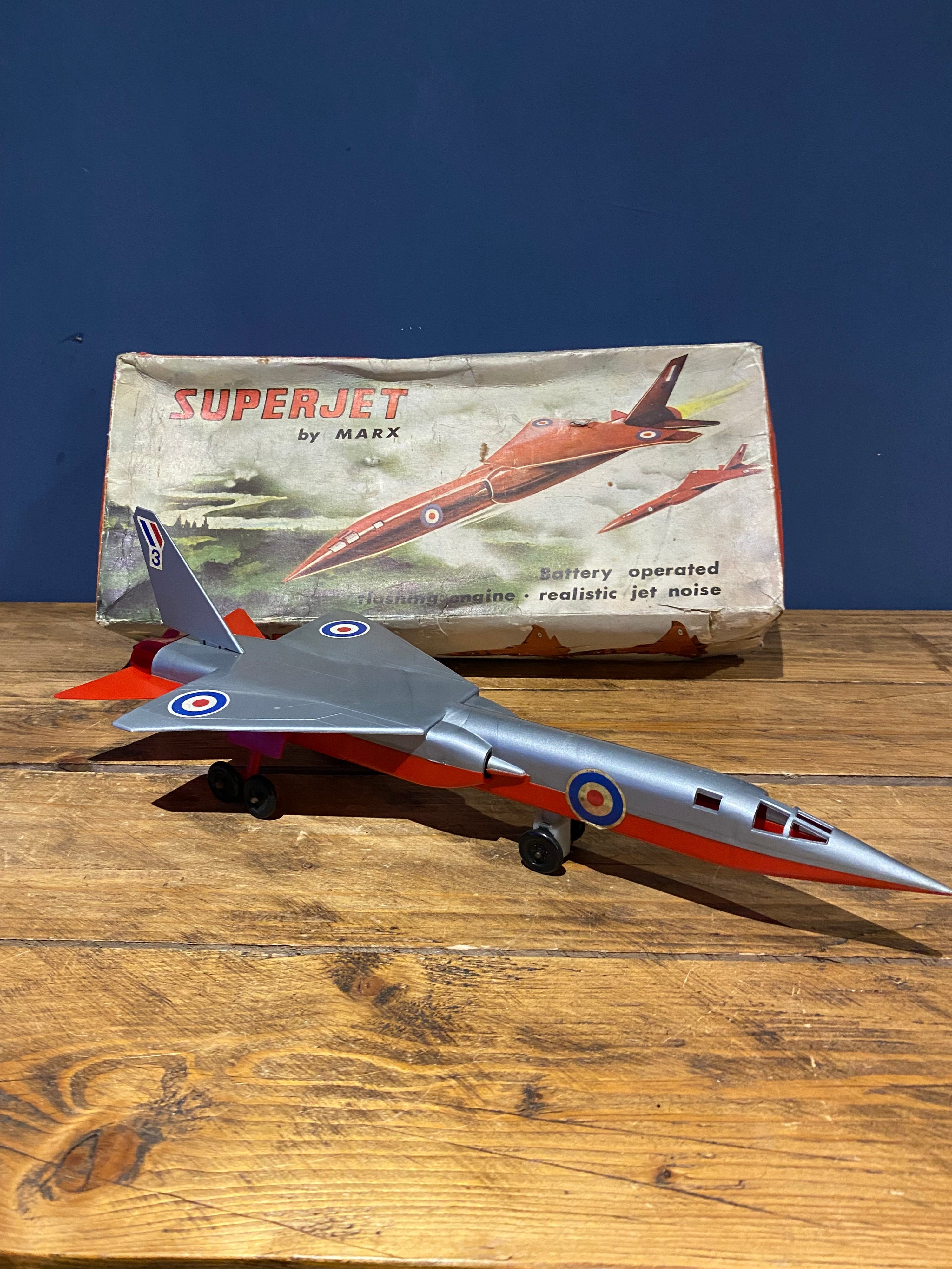 Vintage Marx Superjet, Rare Not Working