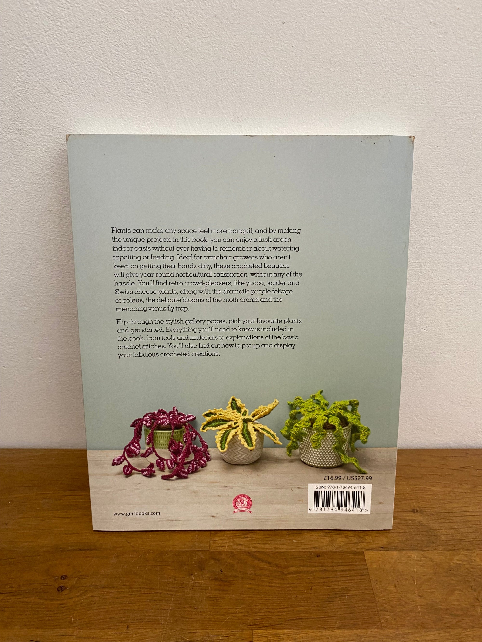 Crocheted houseplants by Emma Varnam , paperback book