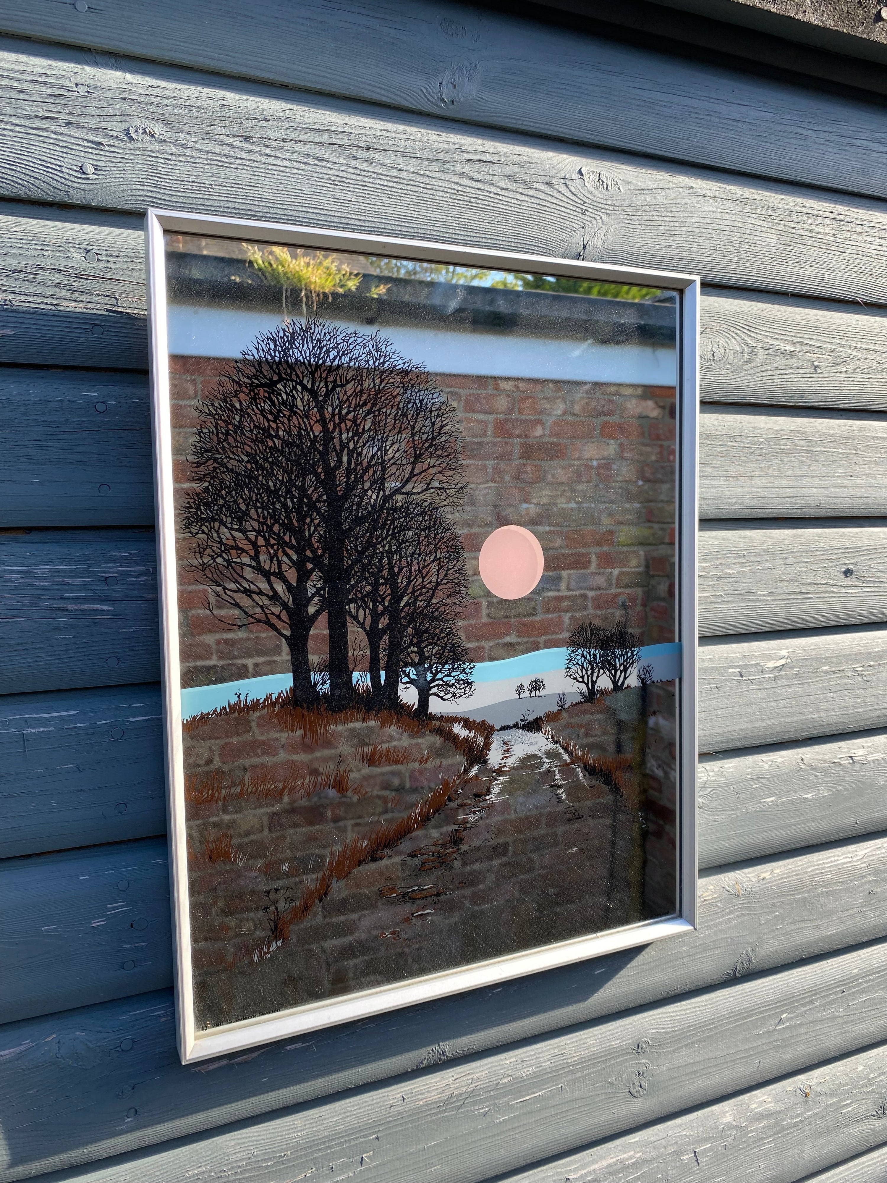 Vintage Saggers & Co Ltd Mirror , Country Scene