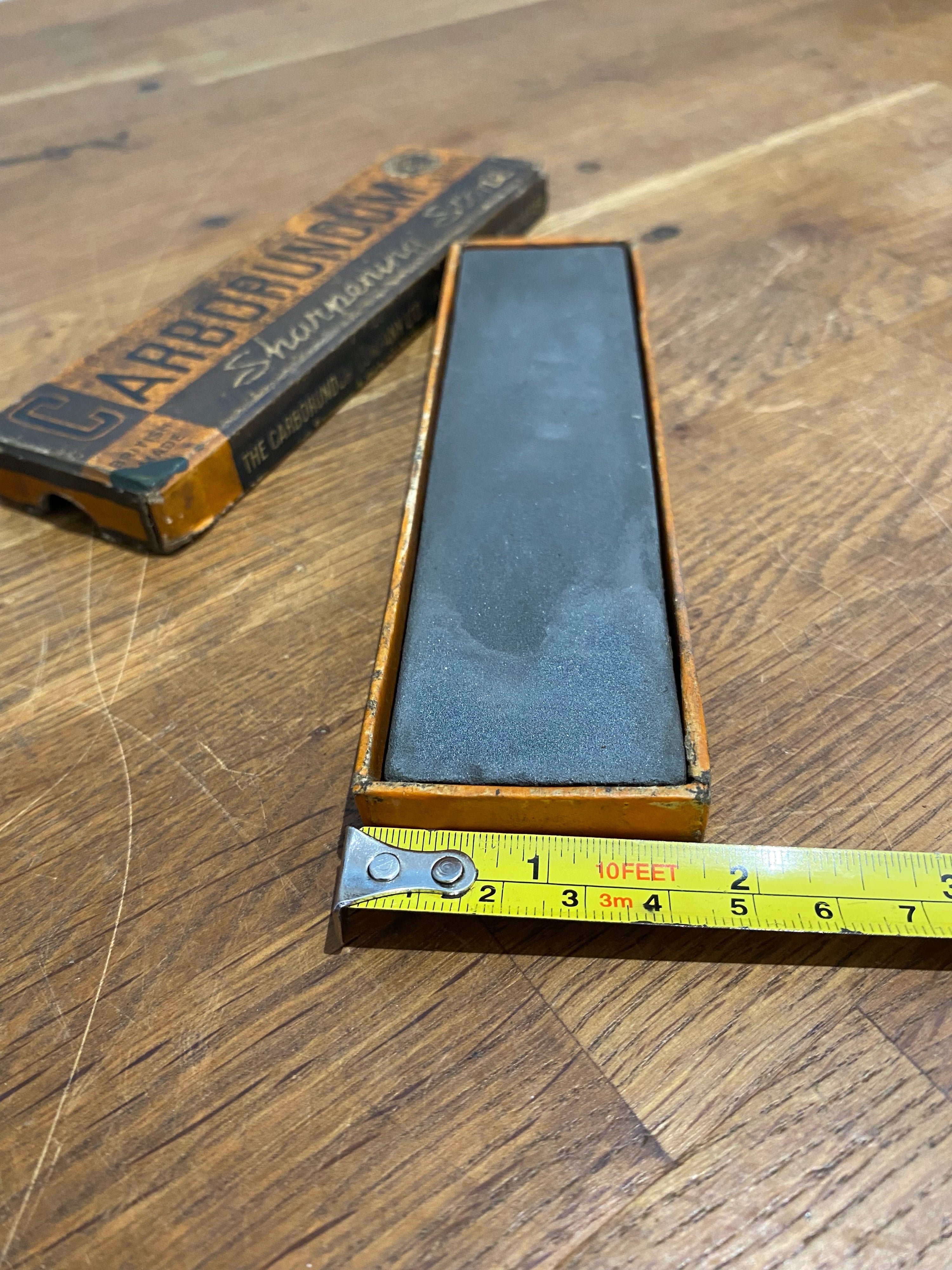 Vintage Carborundum Silicone Carbide Sharpening Stone