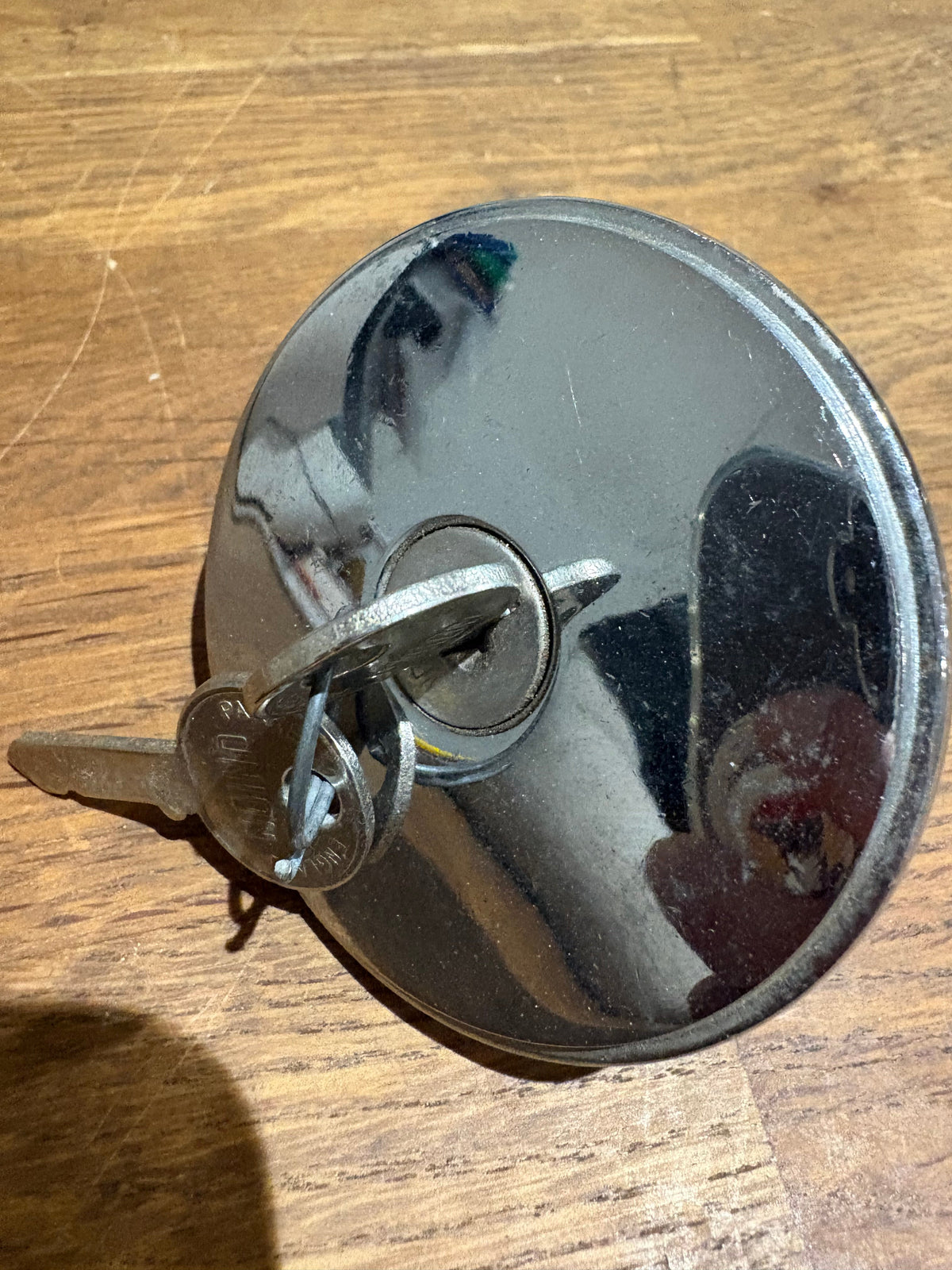 Vintage Car Chrome Petrol Cap.