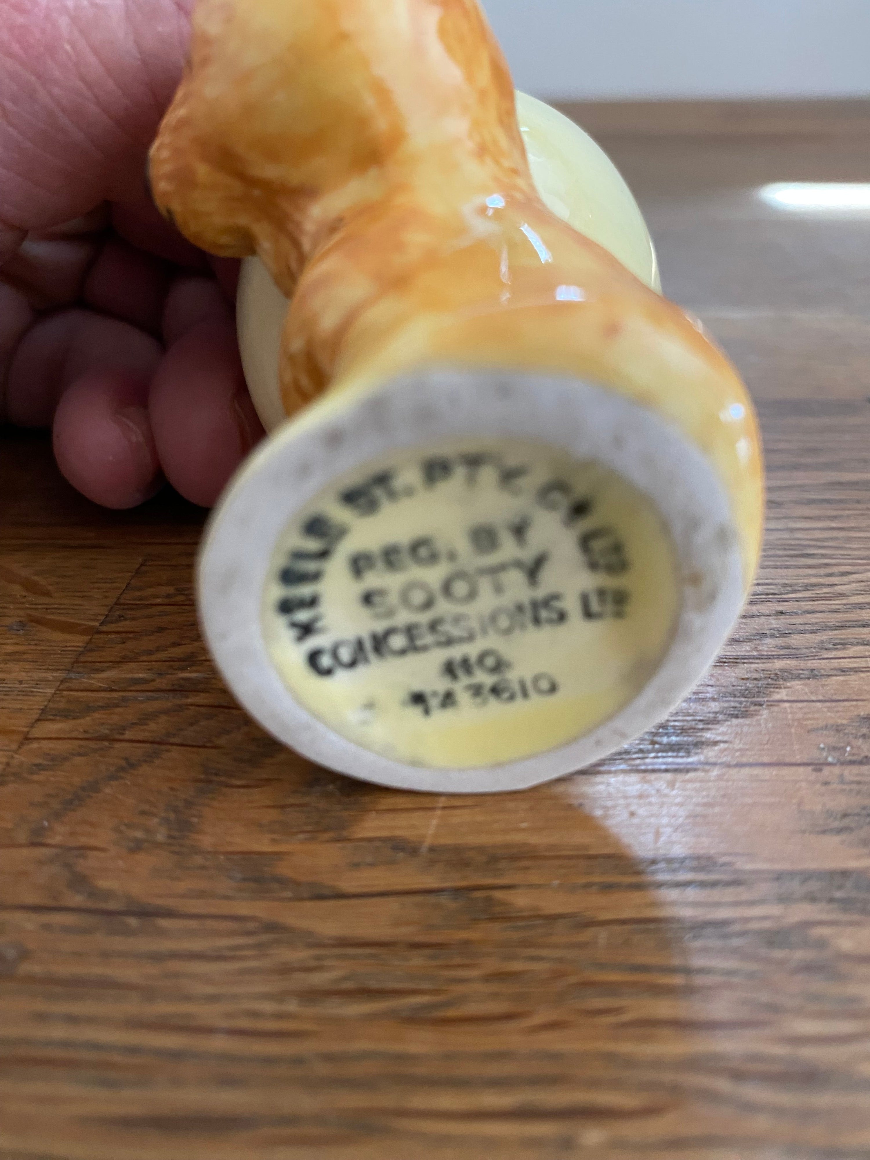 Vintage Keele St PTY , Sooty Egg Cup