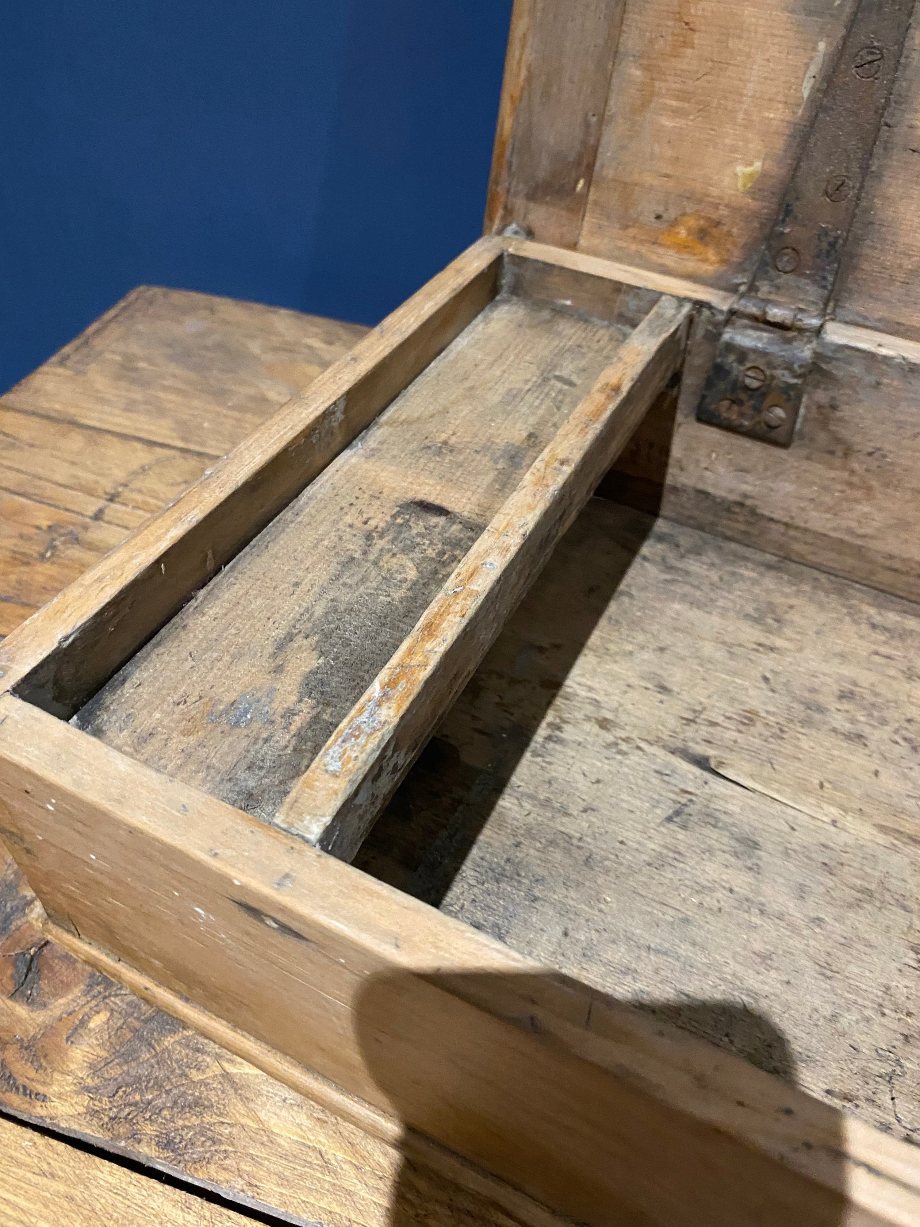 Nice Antique Box , As Found But A Cracking Box