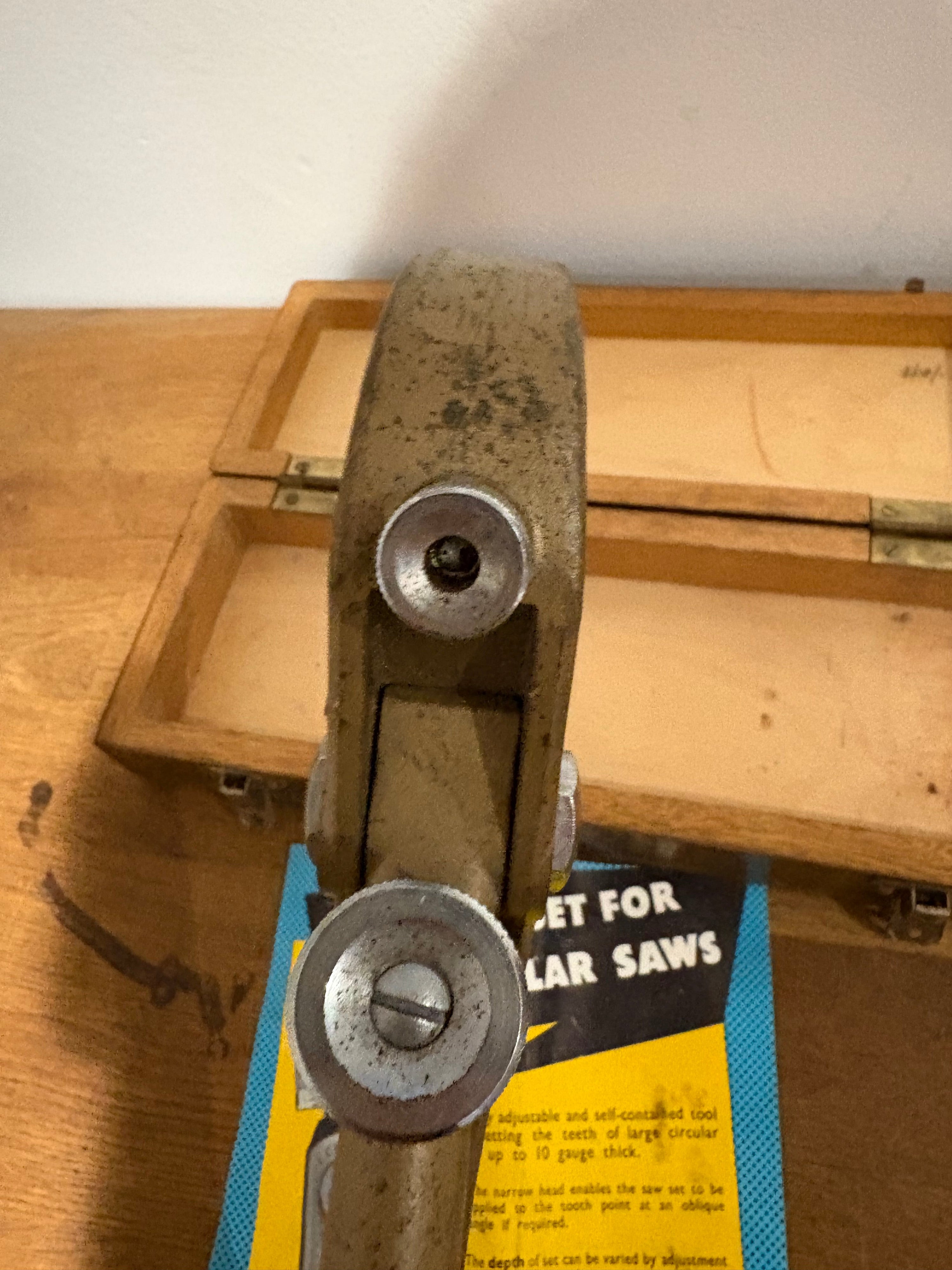 Vintage Eclipse No79 Saw Set . .