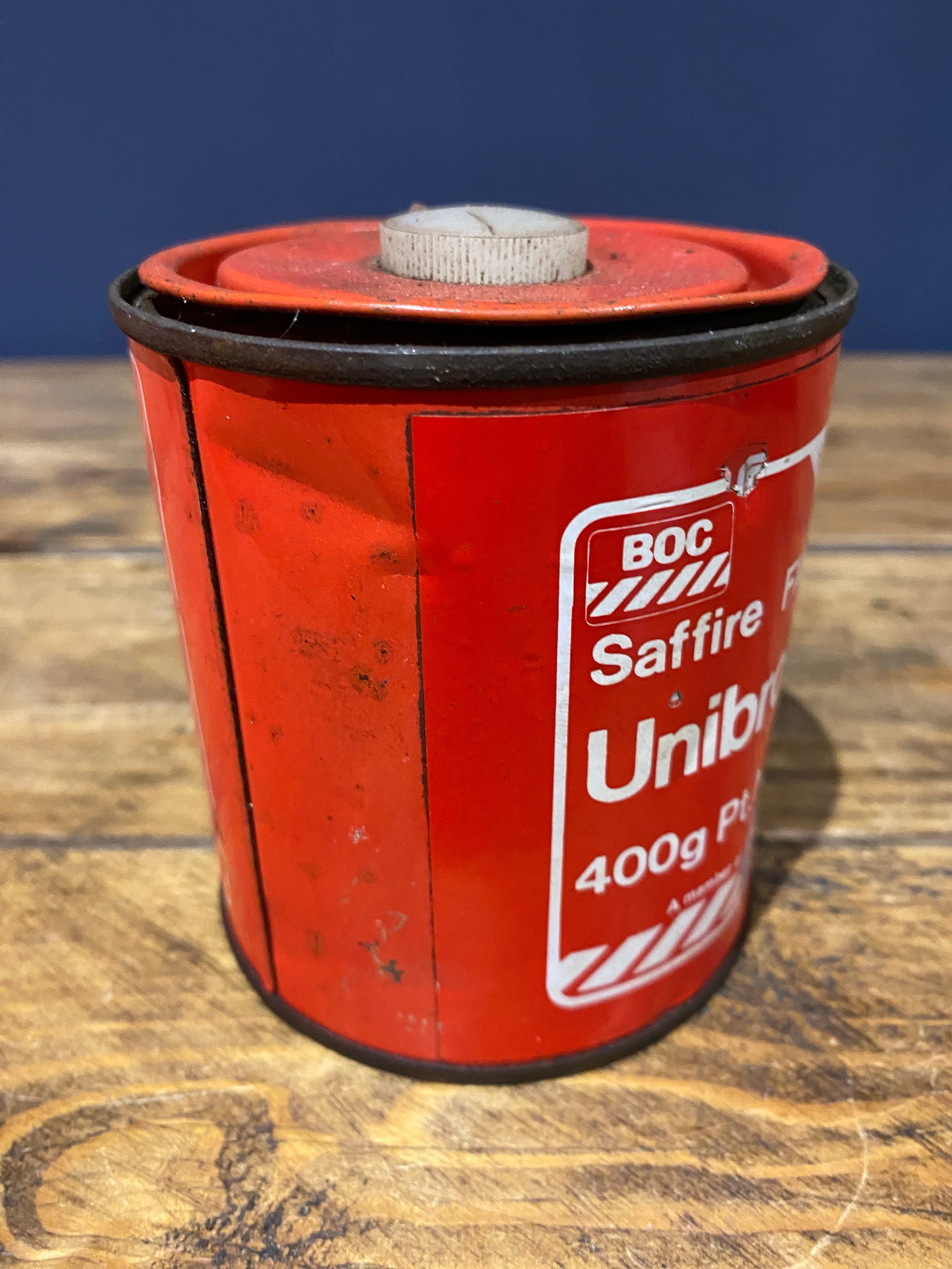 Vintage BOC Unibronze Flux Tin