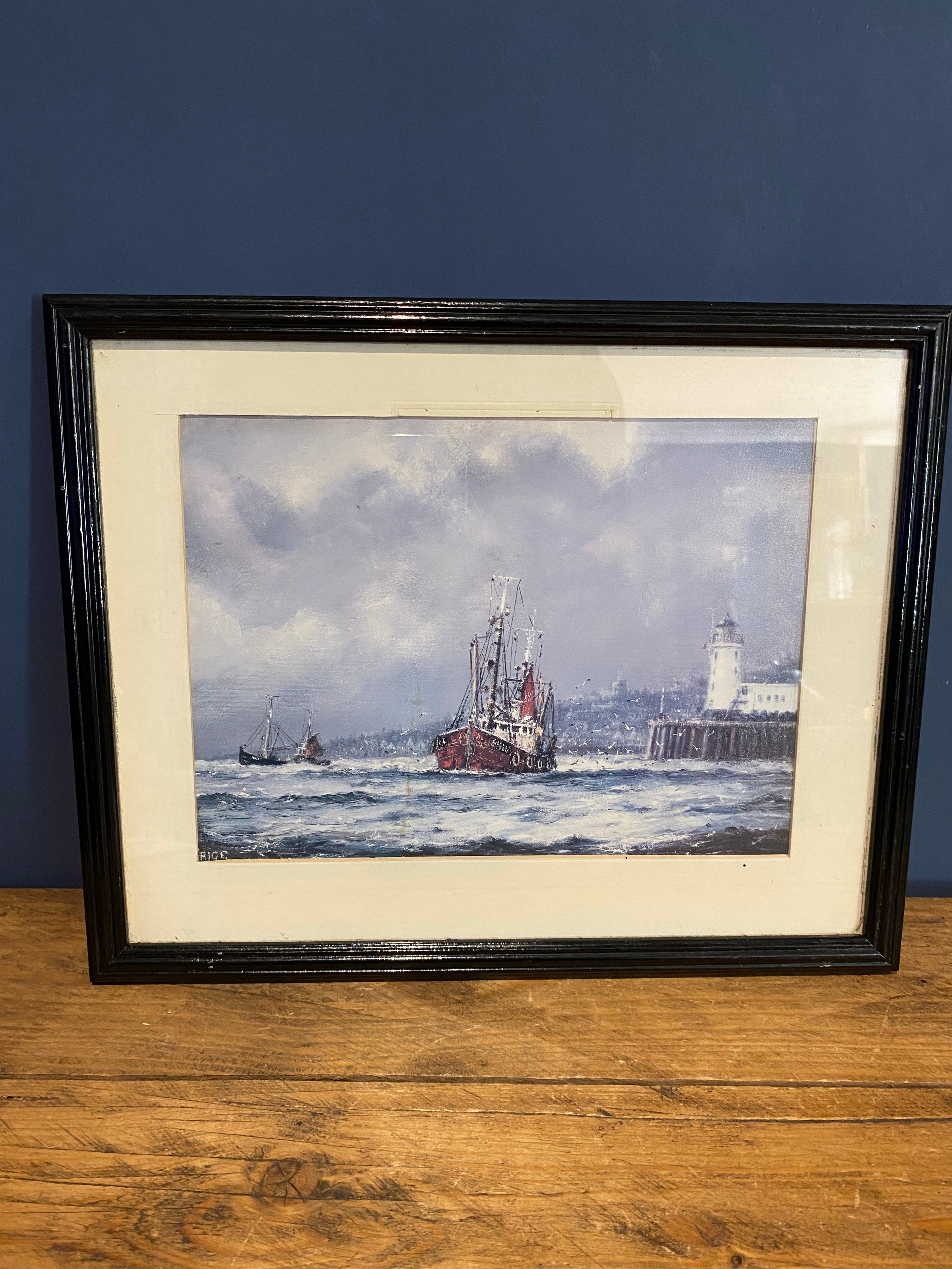 Jack Rigg Maritime Harbour Scene Print