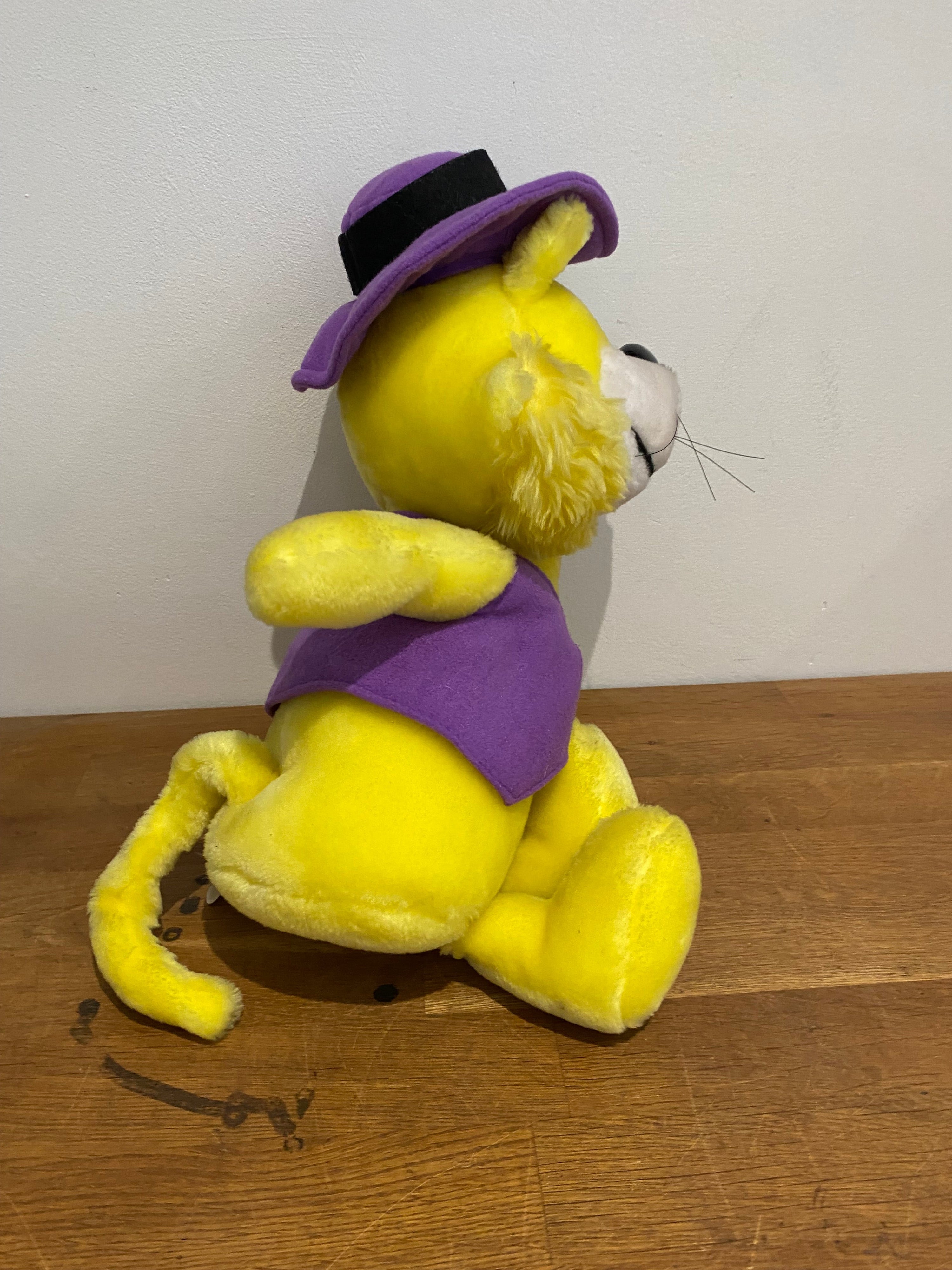 Vintage 1990 Top Cat Cuddly Toy , Hanna Barbera, Plush